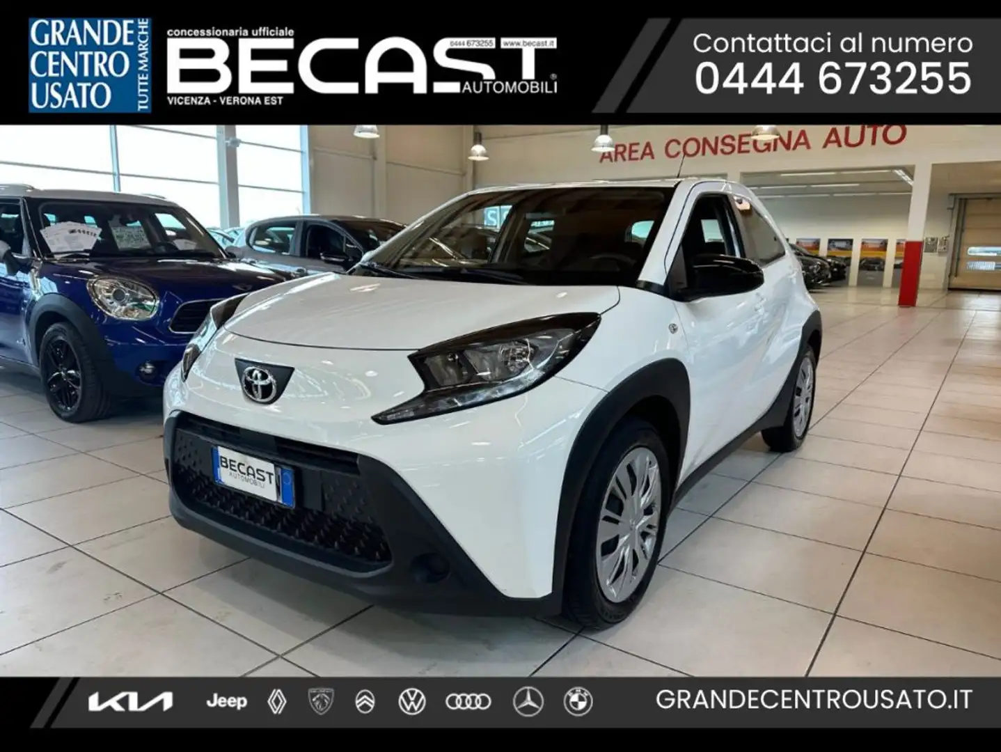 Toyota Aygo X 1.0 VVT-i 72 CV Active S-CVT - PROMO FIN K73 Bianco - 1