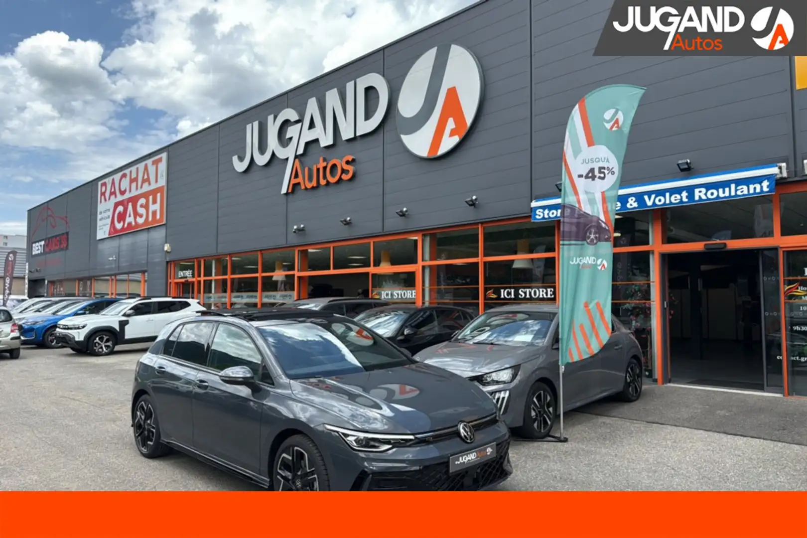 Volkswagen Golf TDI 150 DSG R-LINE T.O Gris - 1