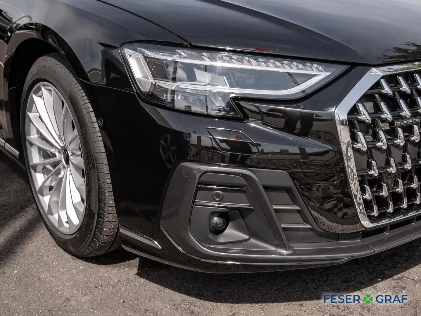 Audi A8 50 TDI qu.,Matrix,HuD,Pano,Memory Zwart - 2