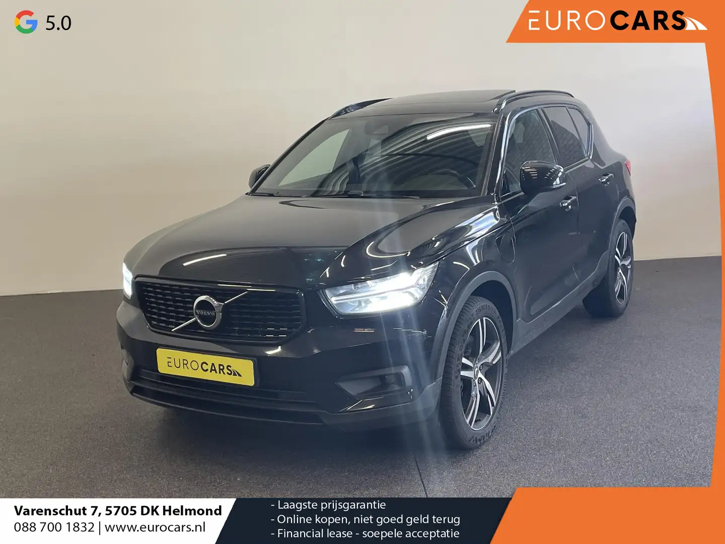 Volvo XC40 1.5 T5 Aut PHEV Recharge R-Design 262 PK Panoramad Schwarz - 1