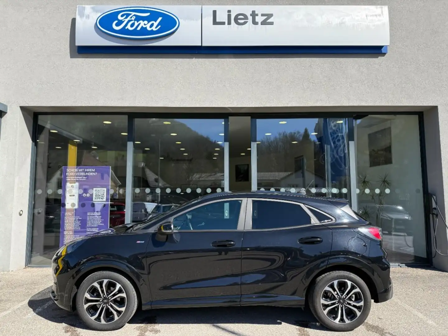 Ford Puma ST-Line 1,0EcoBoost Hybrid Schwarz - 1
