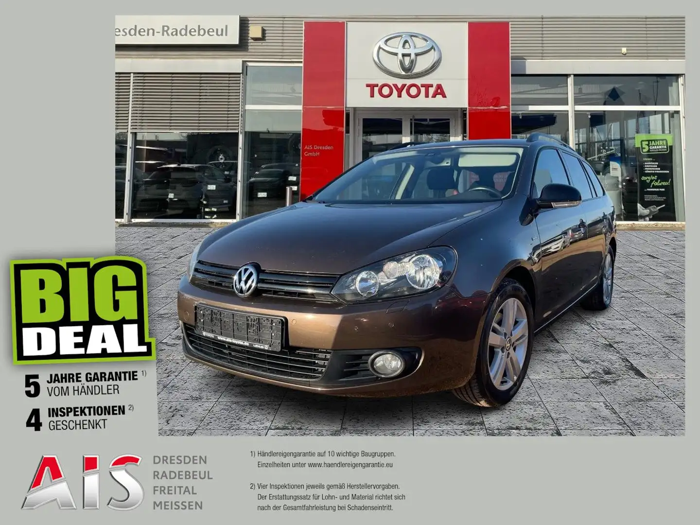 Volkswagen Golf Variant Golf VI Variant 1.2 TSI Match AHK*SHZ*PDC*2xKlima Braun - 1