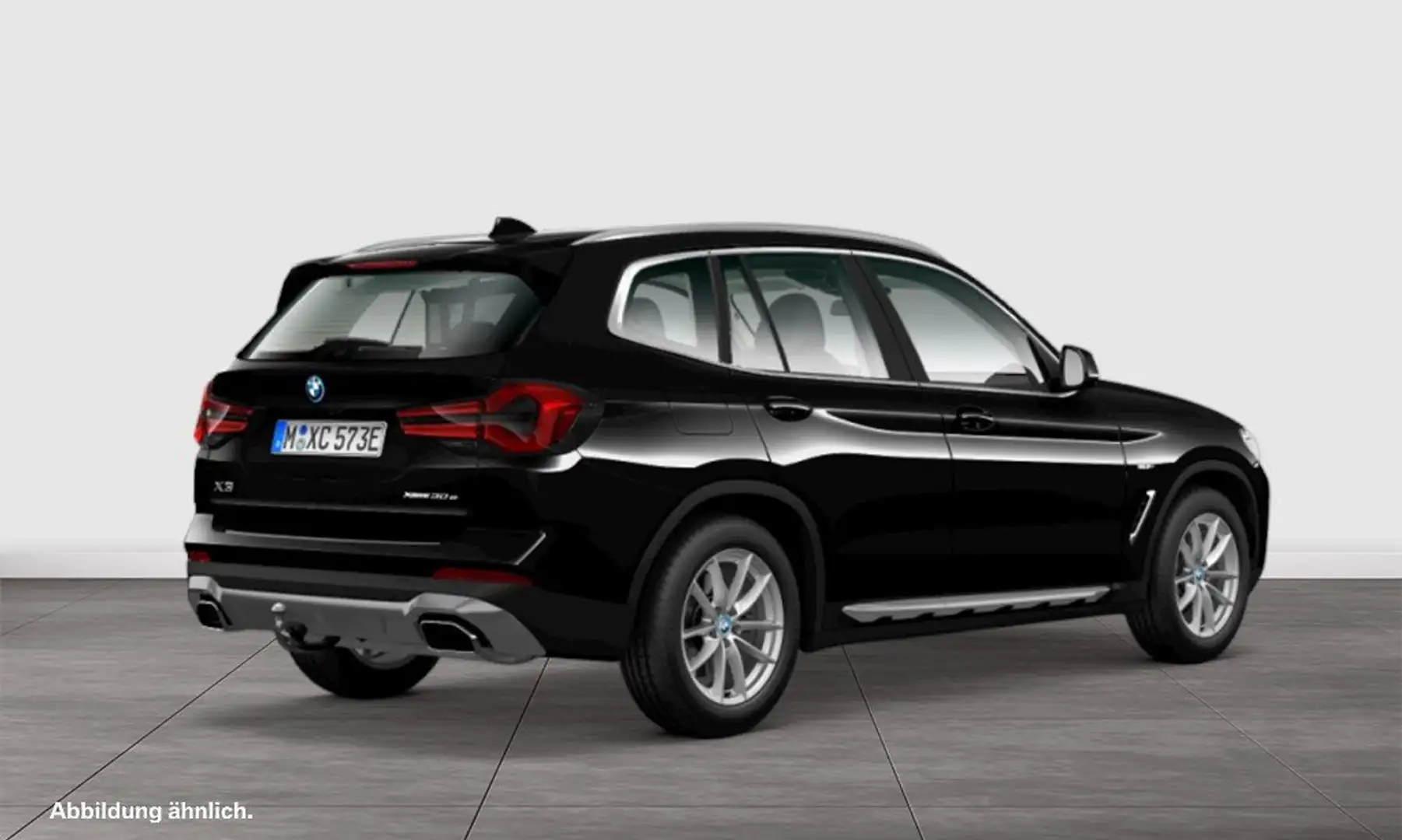 BMW X3 xDrive30e AHK RFK NAVI LED PDC V+H DAB Klima Schwarz - 2