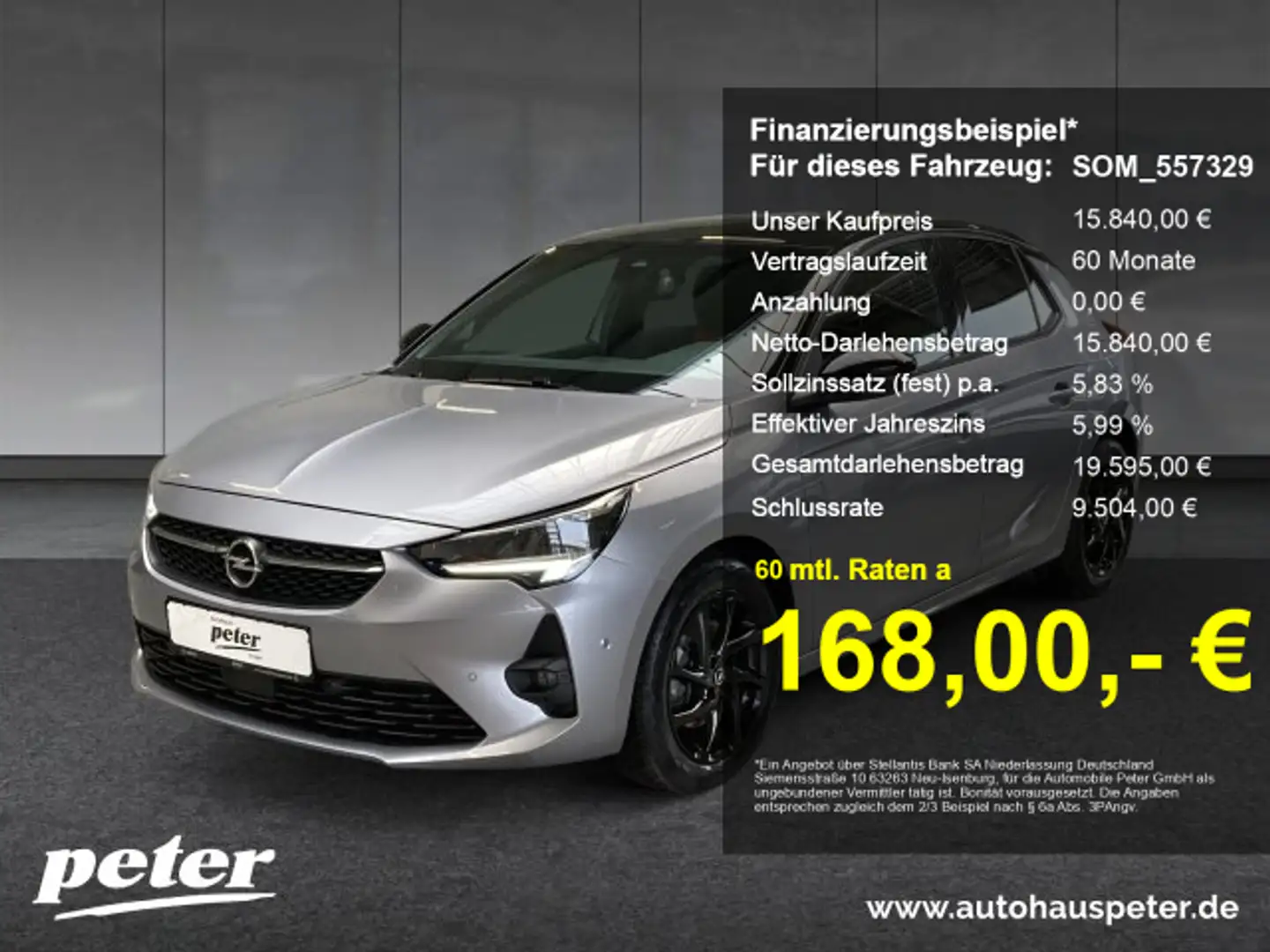 Opel Corsa Corsa F 1.2 Turbo GS Line Klimaautomatik Sitzheizu Grau - 1
