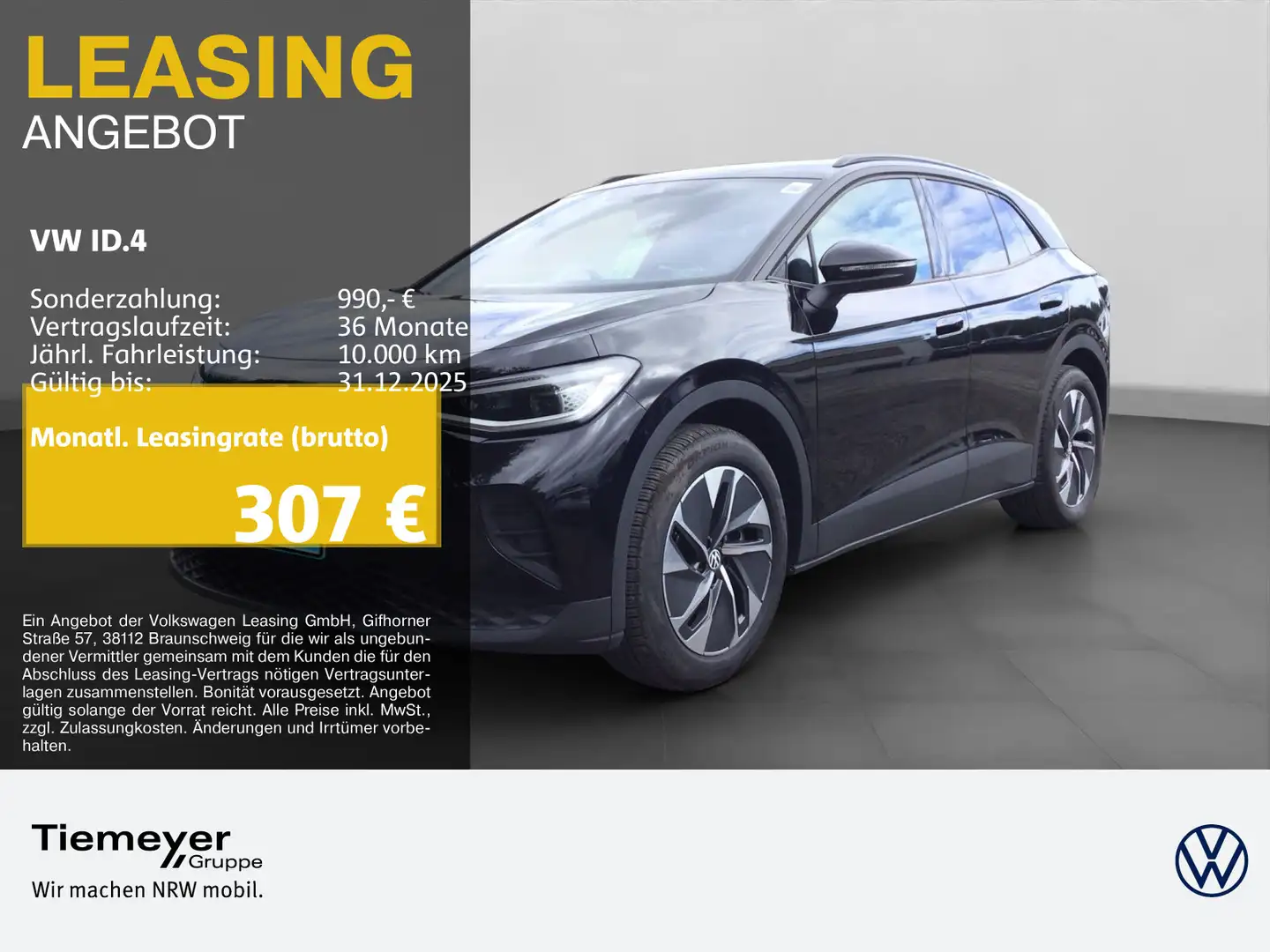 Volkswagen ID.4 PRO 286PS LM19 WÄRMEPUMPE NAVI SITZH Nero - 1