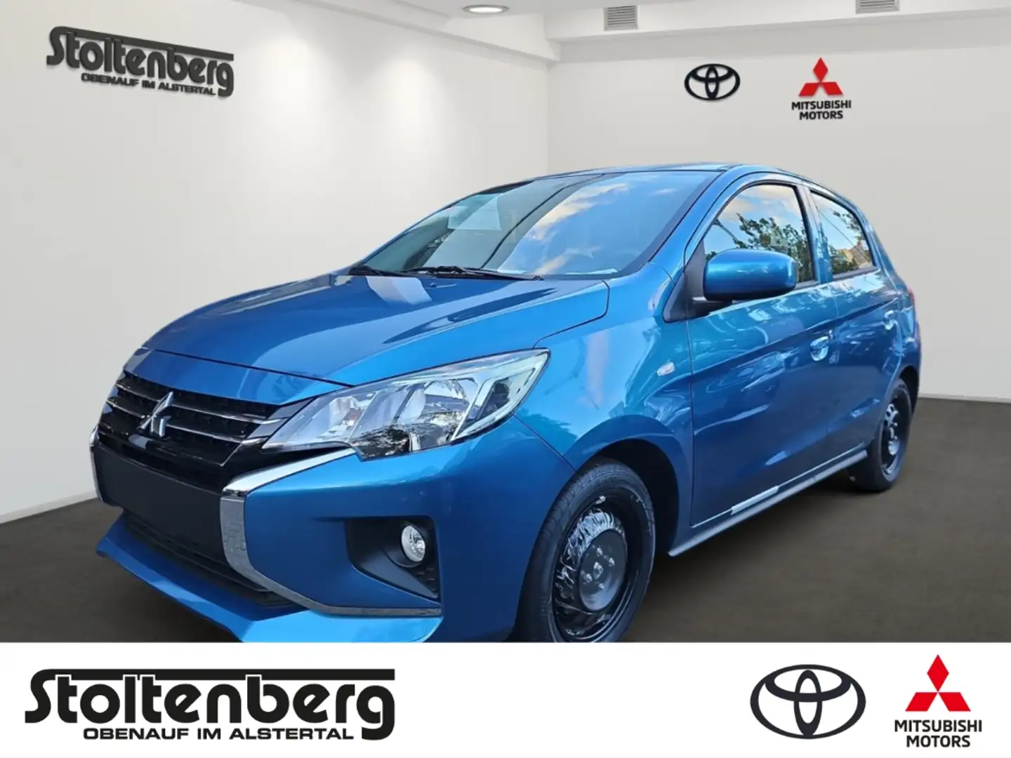 Mitsubishi Space Star Select 1.2 EU6d DAB Notbremsass. Tel.-Vorb. Bergan Modrá - 1