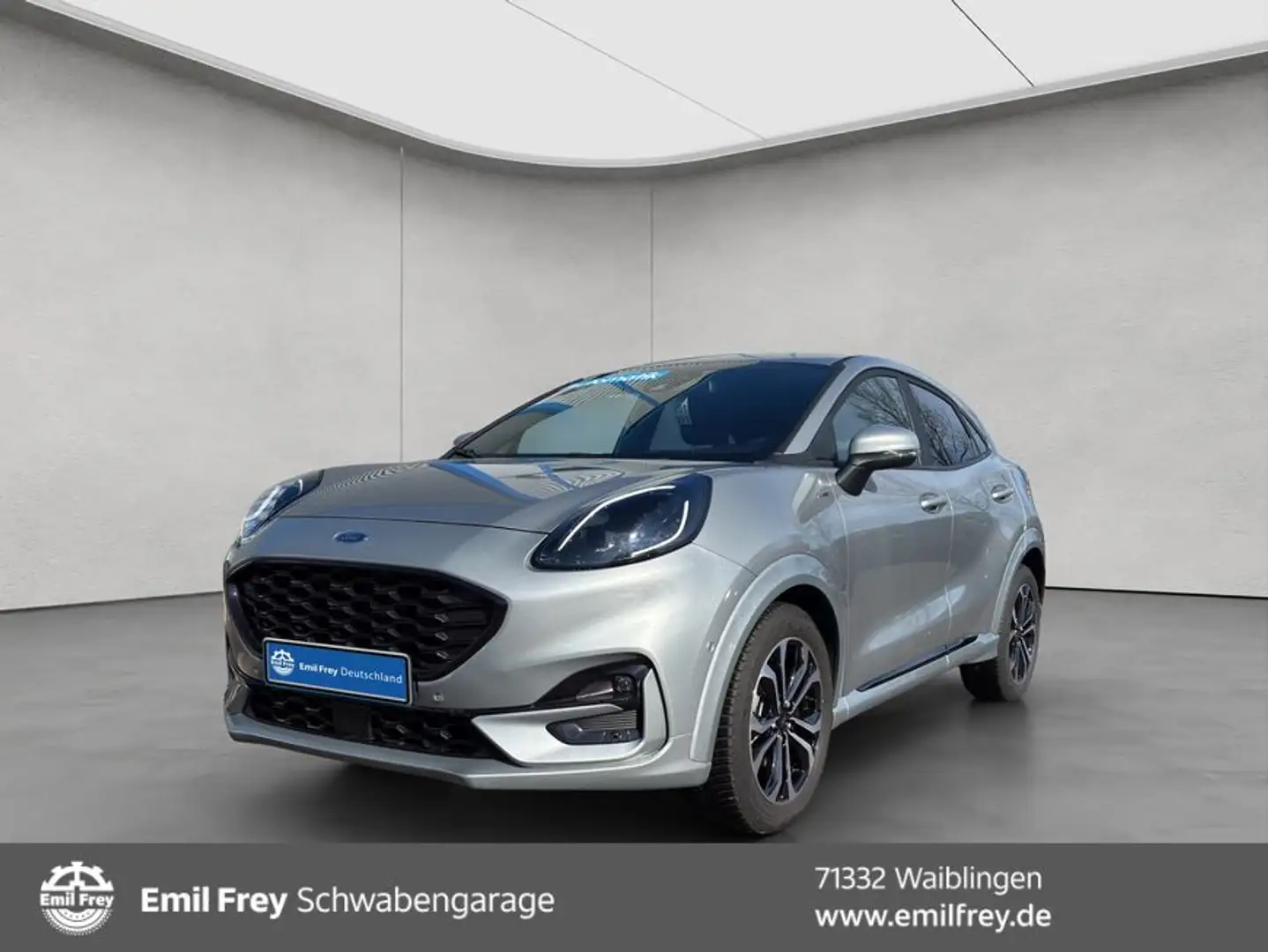 Ford Puma 1.0 EcoBoost Hybrid Aut. ST-LINE *LED*NAVI* Silber - 1
