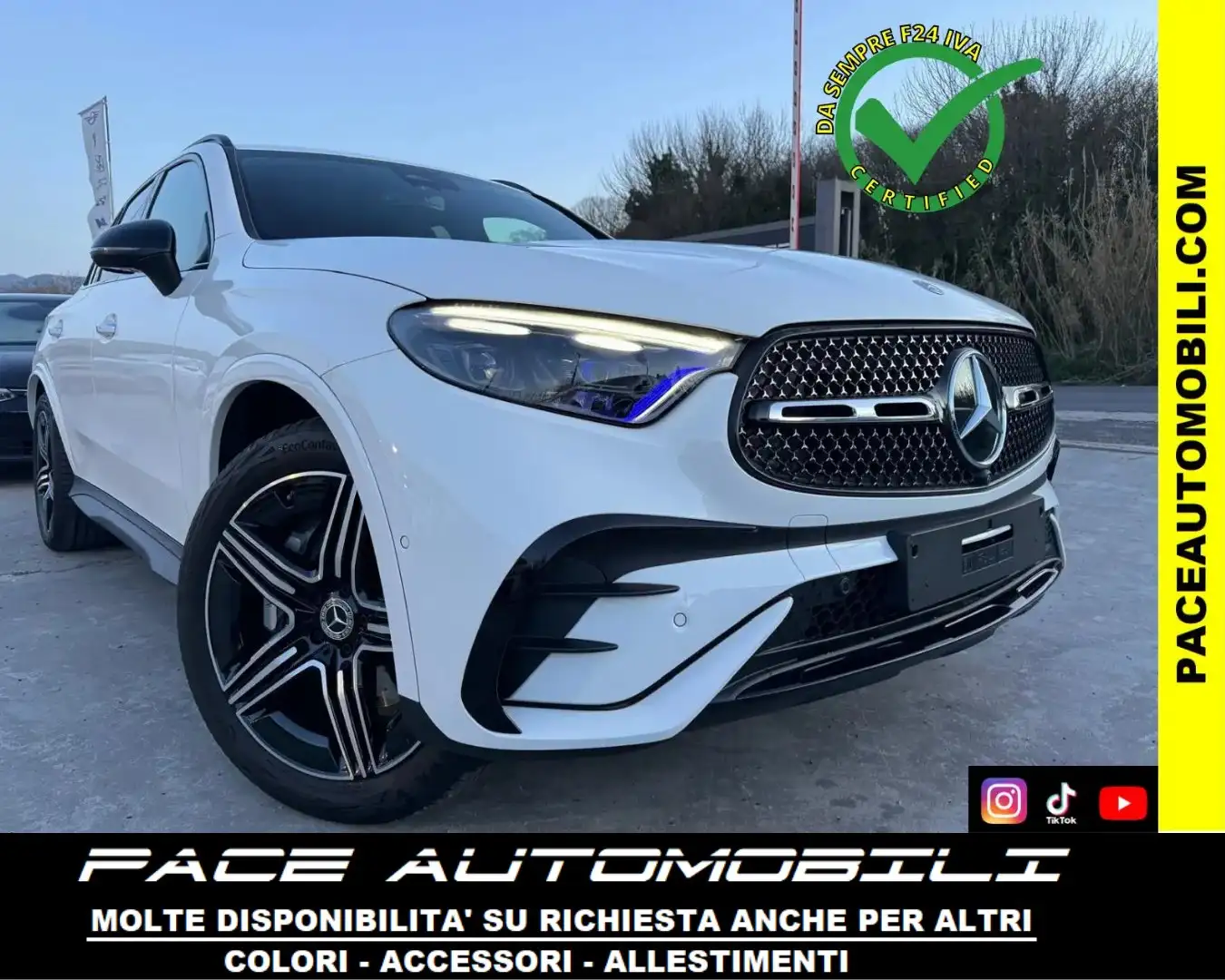 Mercedes-Benz GLC 220 D AMG PREMIUM 20" 4M LED PDC KAMERA NIGHT PACK Bianco - 1