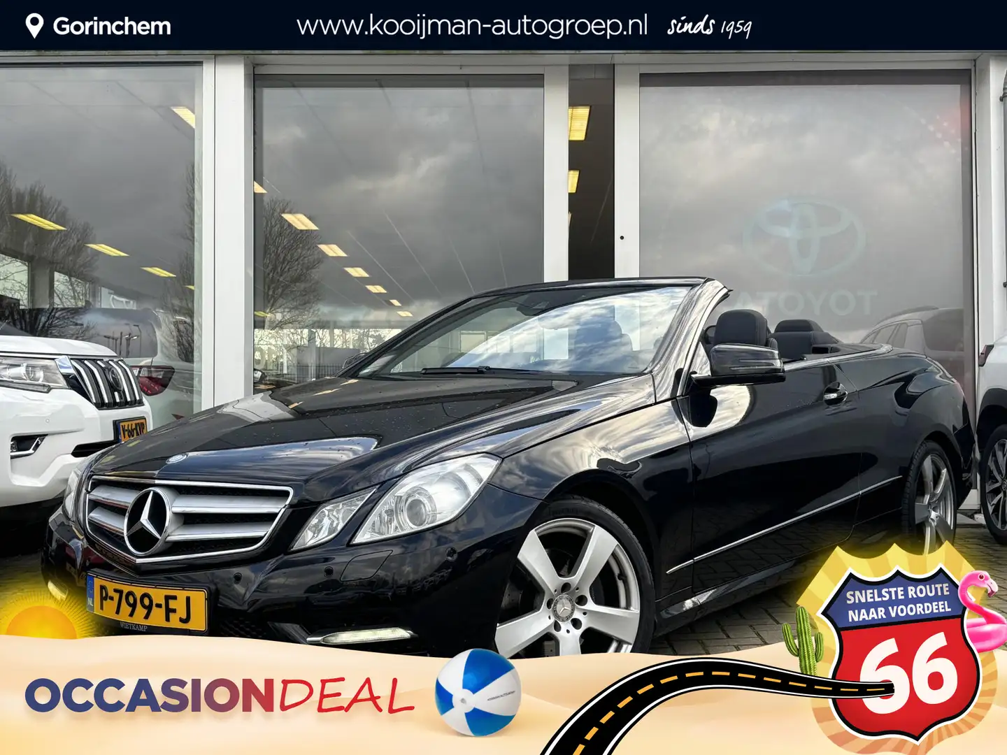 Mercedes-Benz E 250 Cabrio CGI Elegance | Leder | Stoelverwarming | 18 Zwart - 1