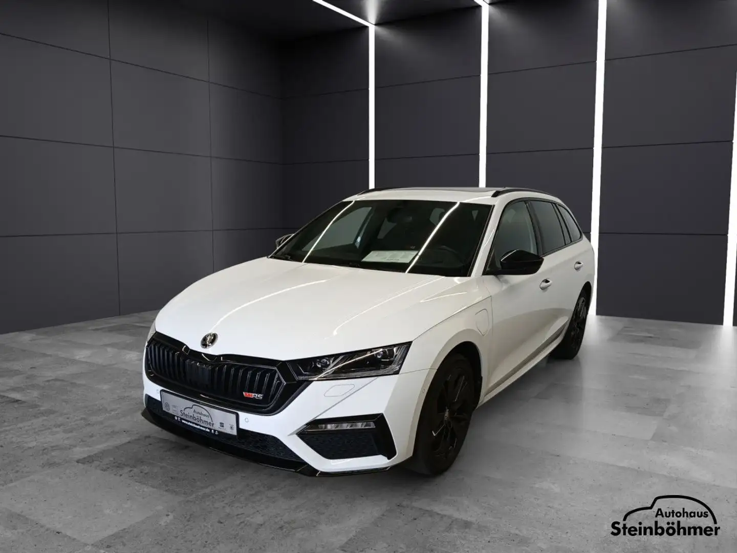 Skoda Octavia RS iV Combi 1.4TSI DSG LED NAV Pano Sth.Hz Blanc - 1