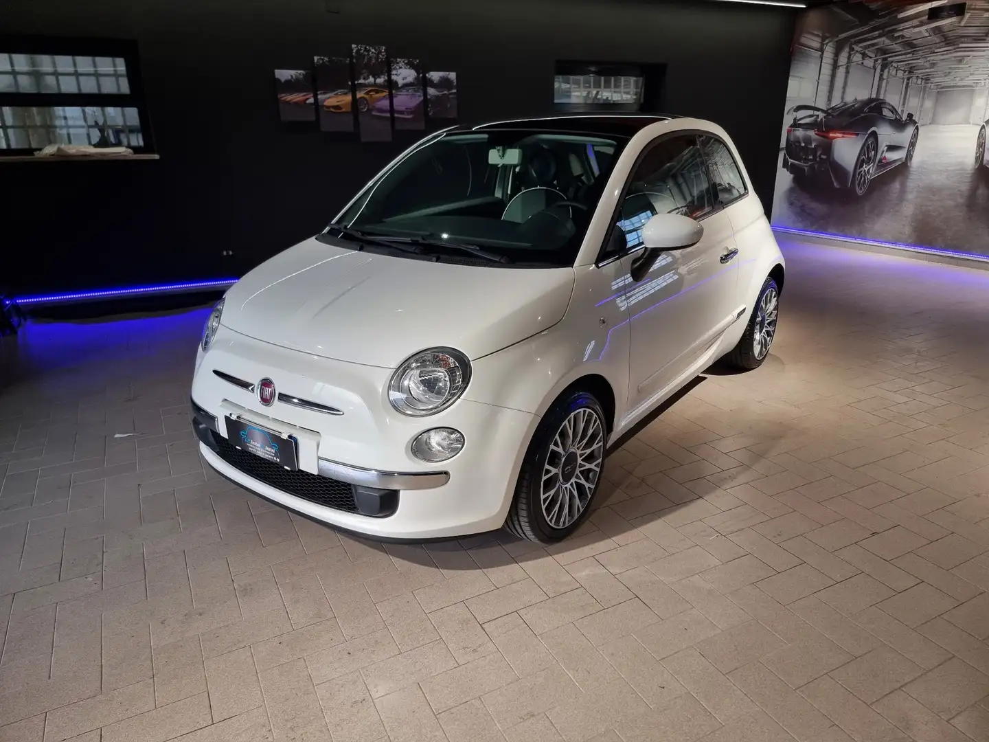 Fiat 500 1.2 Lounge 69cv my14 Bianco - 1