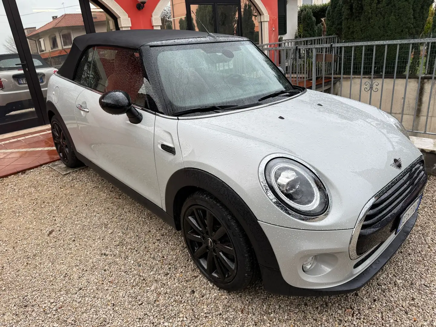 MINI Cooper Cabrio 1.5 GESSO,P.BISCOTTO,NAVI,TELEC.,PDC,18,FULL OPT Weiß - 1