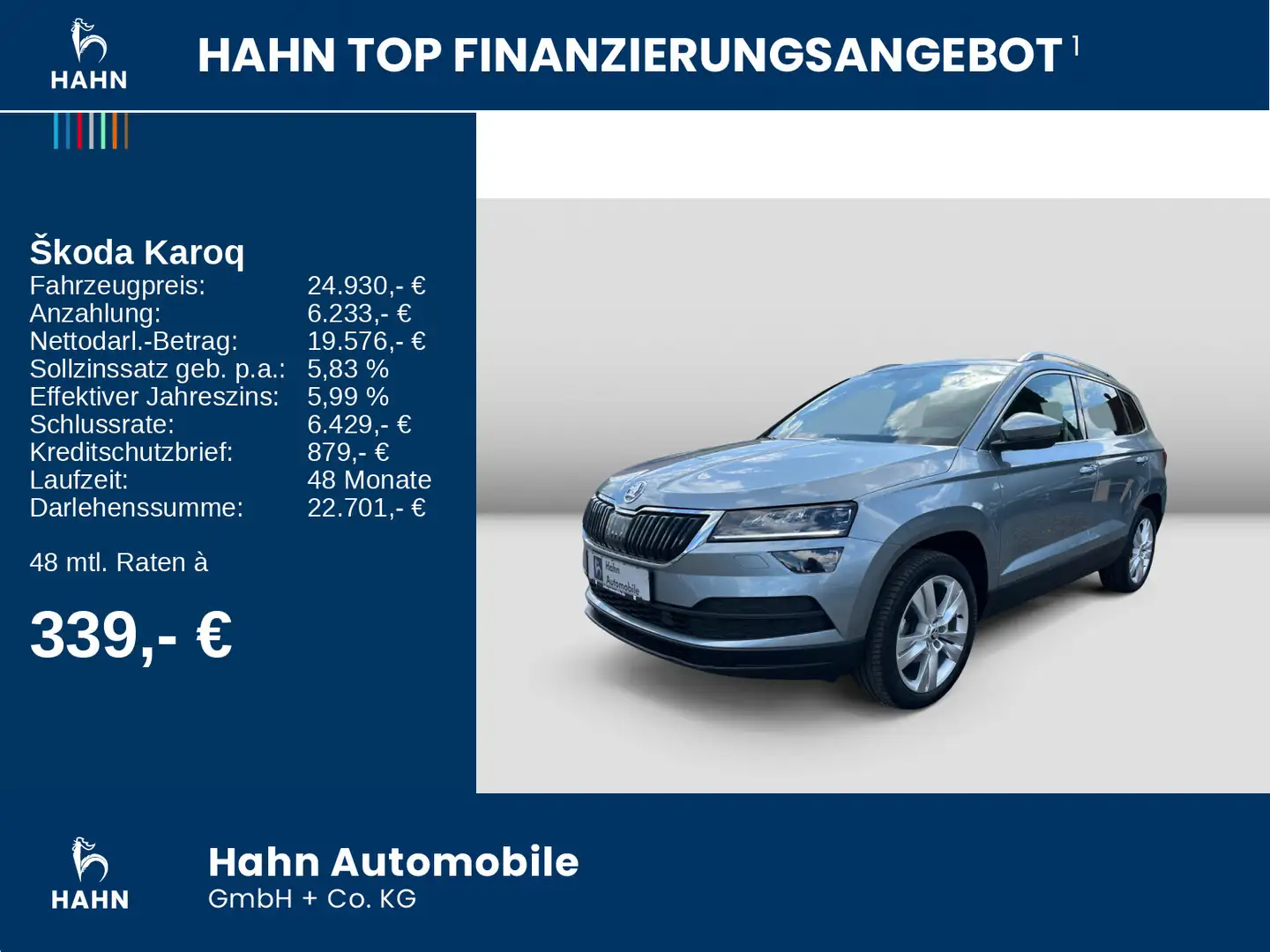 Skoda Karoq 1.5TSI Style Keyless Entry Pano LED CAM Grigio - 2