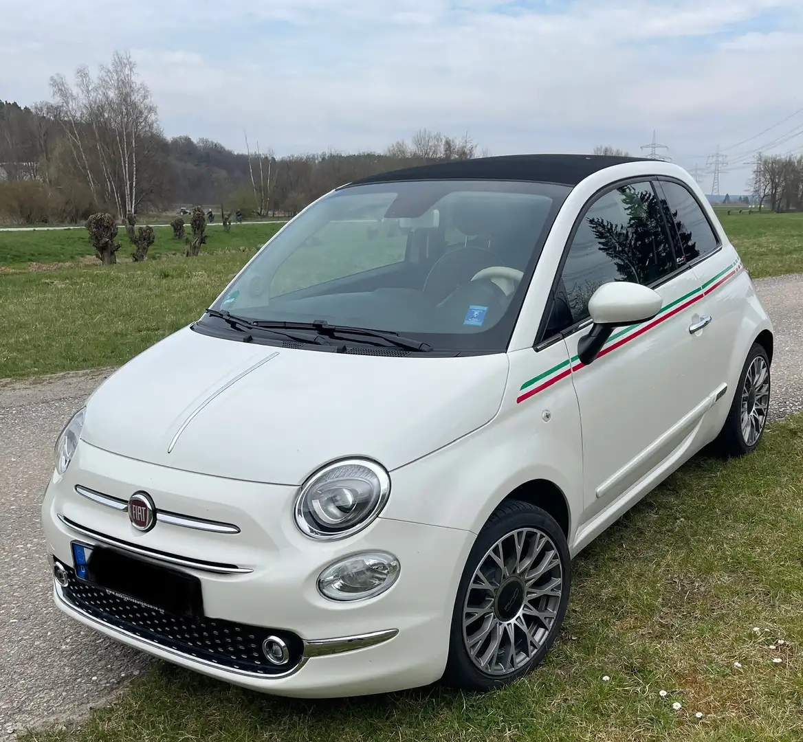 Fiat 500C 500 C 1.2 8V Start&Stopp Lounge Weiß - 1