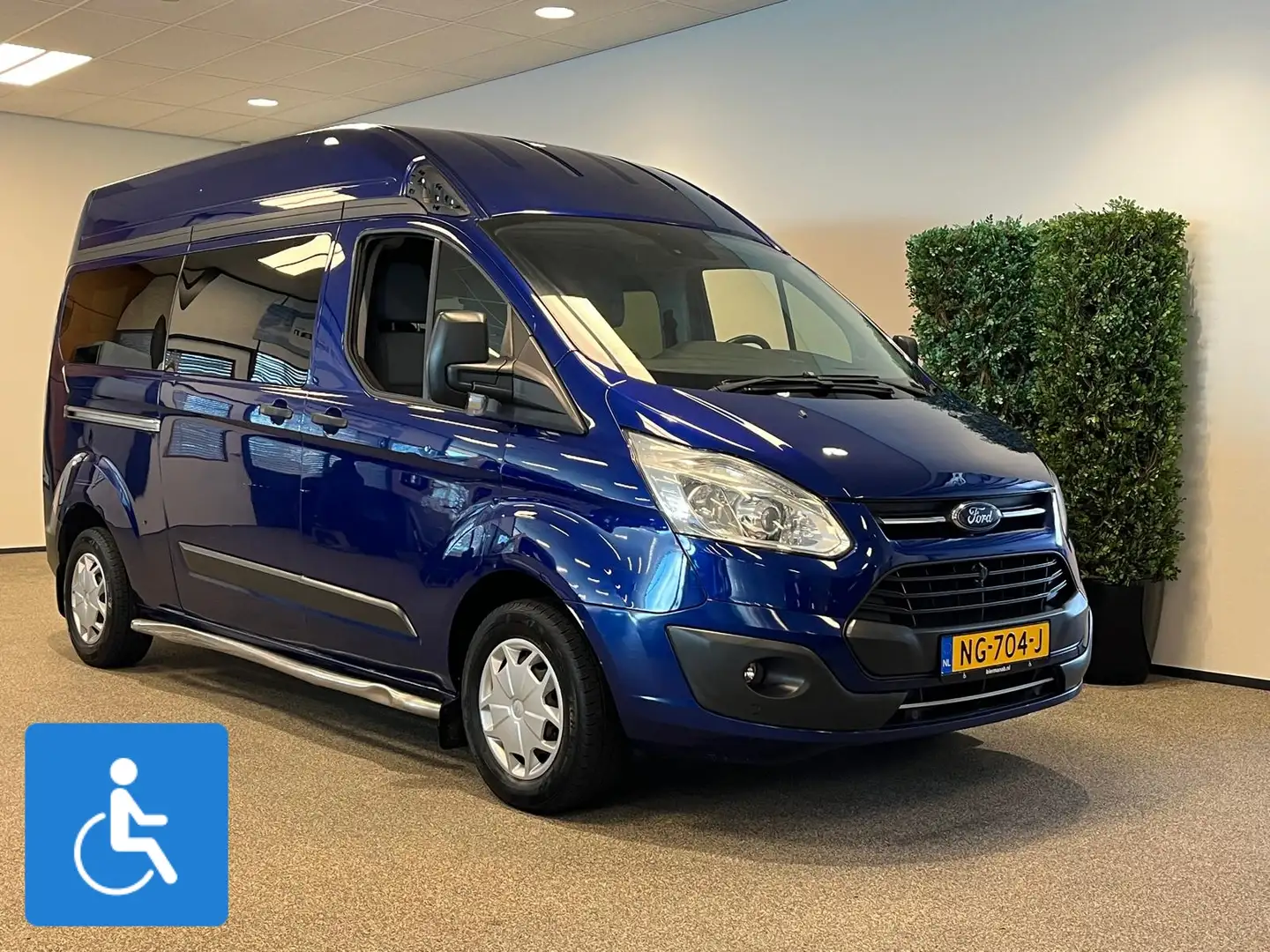 Ford Transit Custom L2H2 Rolstoelbus Groepsvervoer 6+1 Bleu - 1