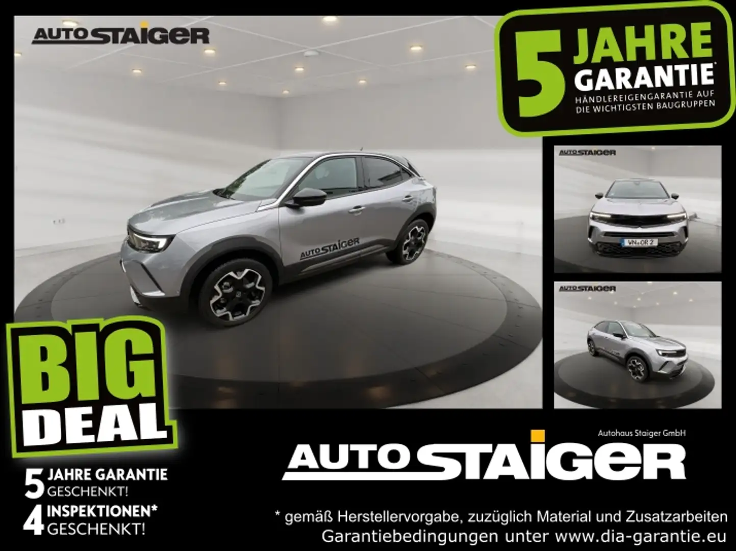 Opel Mokka 1.2 Turbo Ultimate Rückfahrkamera PDC Grau - 1