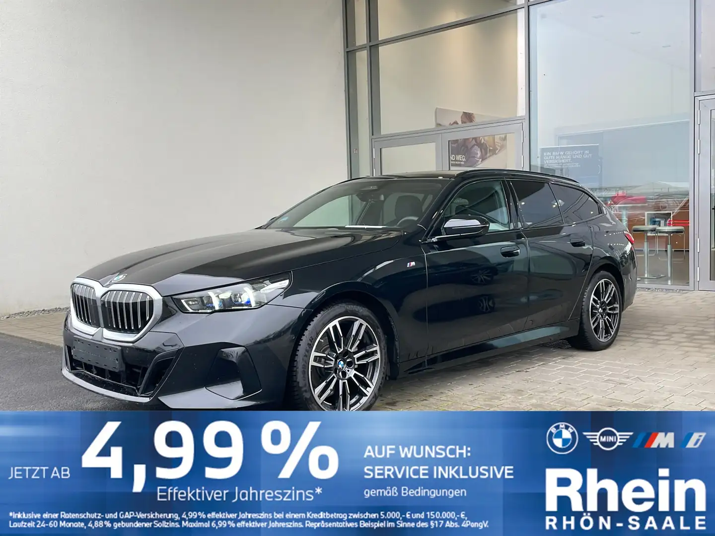 BMW 520 i Touring M Sportpaket St.heiz.H/K.AHK.LED.SH Schwarz - 2