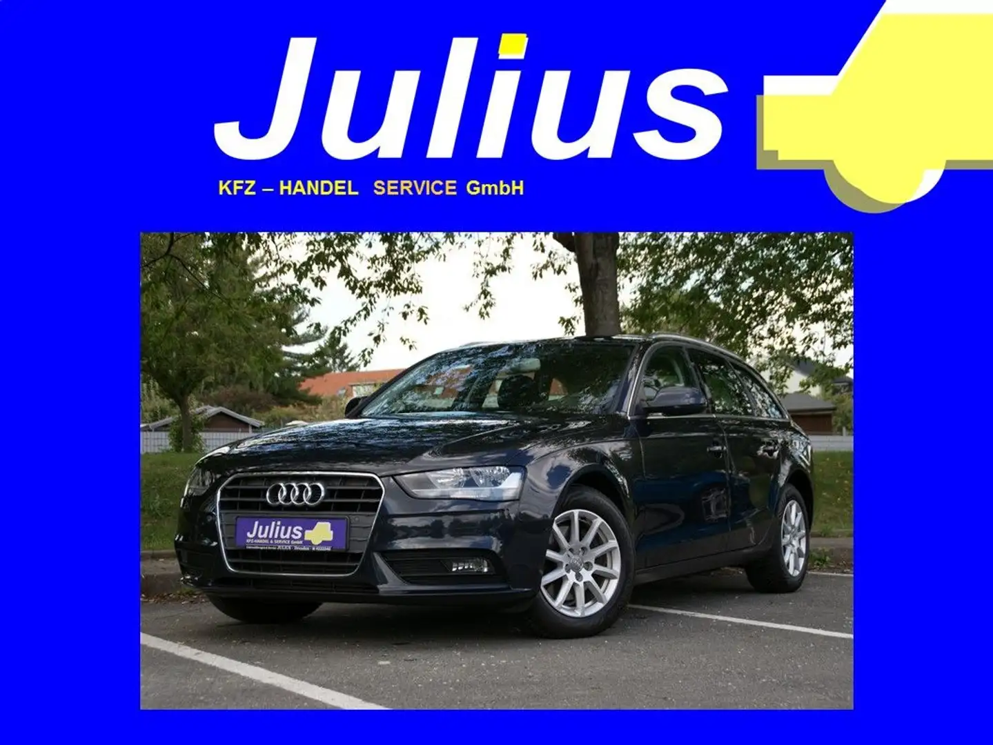 Audi A4 Avant 2.0 TDI SHZ TEMPOMAT Bleu - 1
