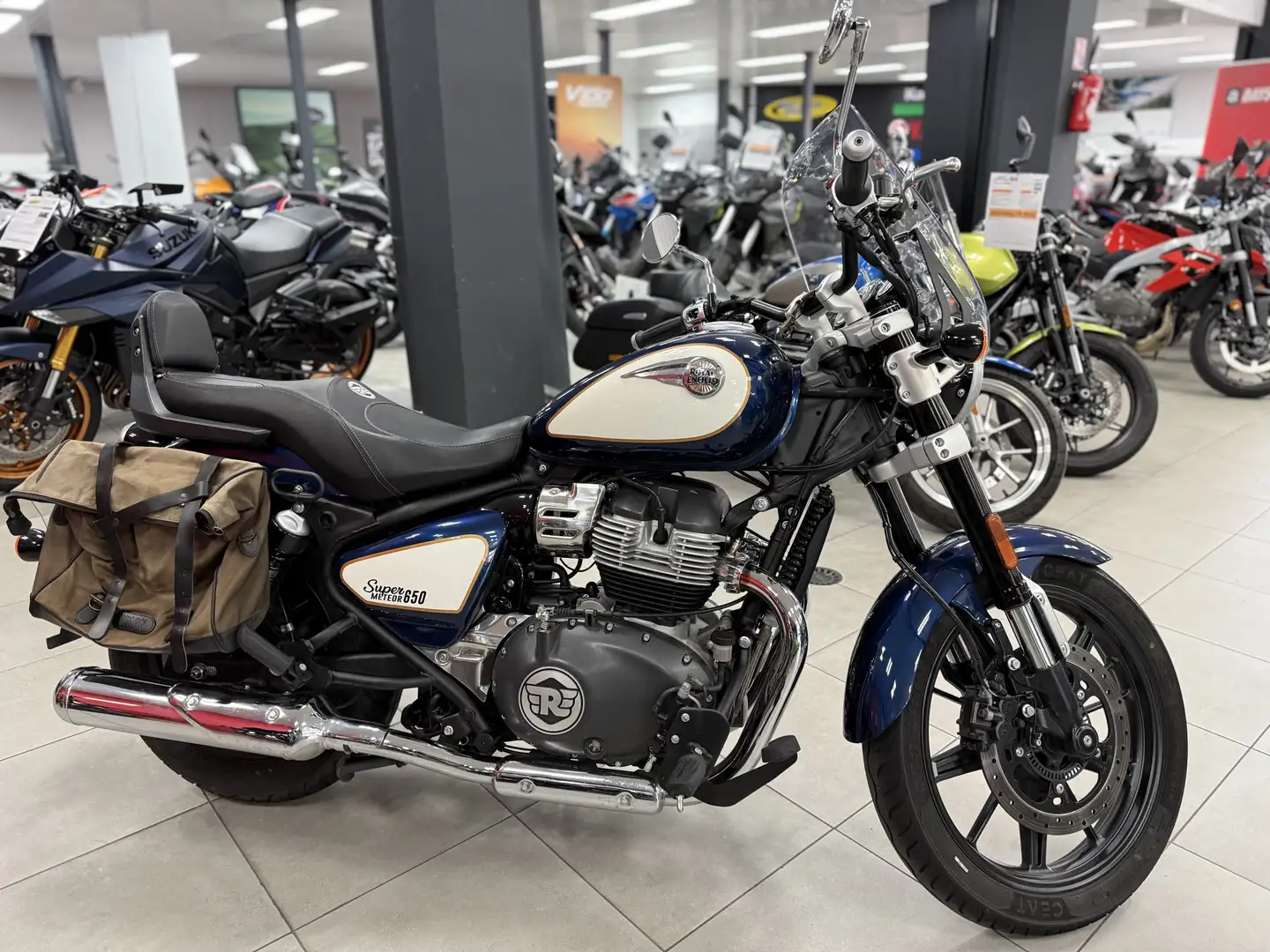 Royal Enfield Super Meteor 650 Kék - 1