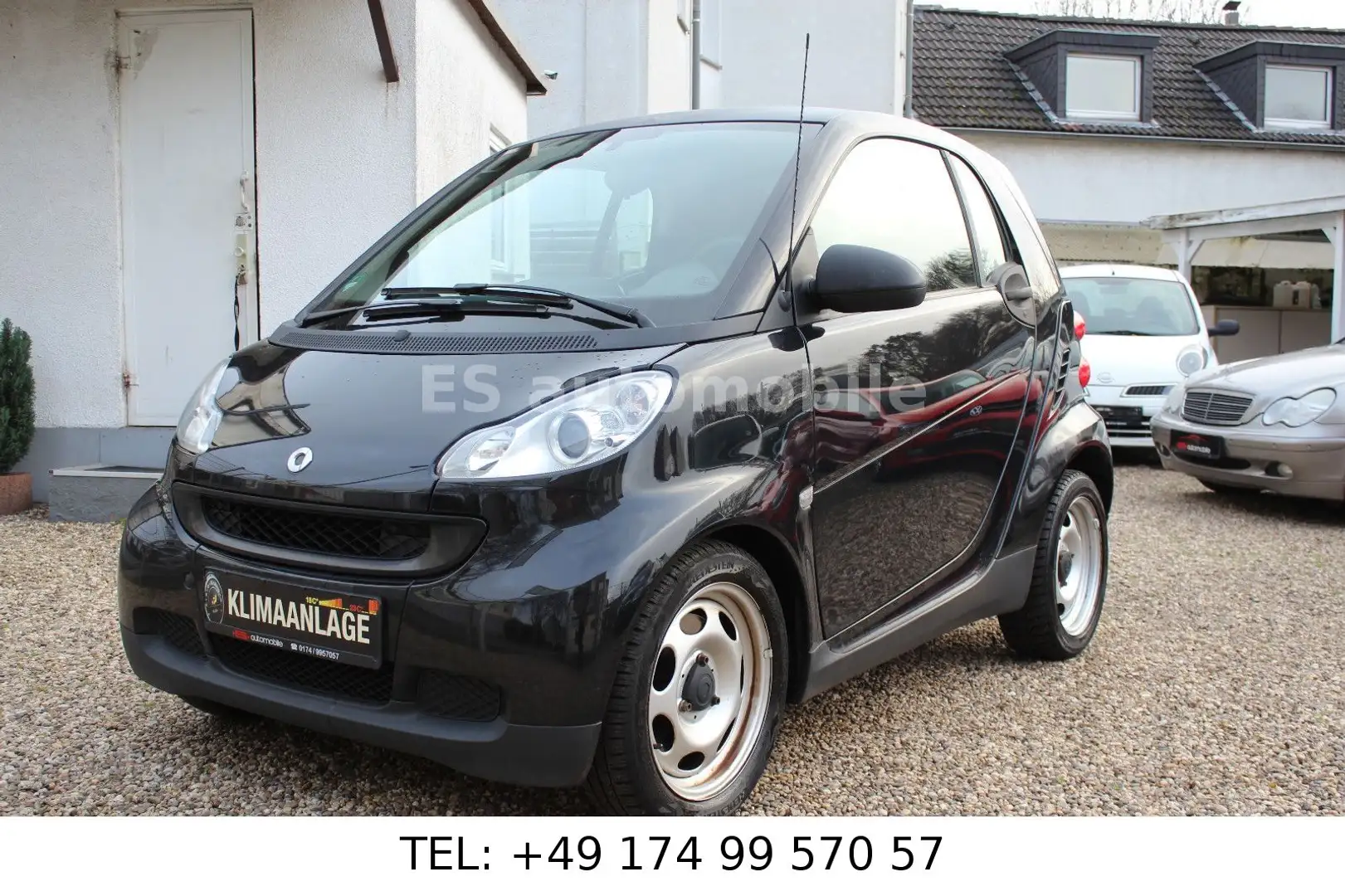smart forTwo coupe Micro Hybrid Drive **TÜV / Klima** Zwart - 1