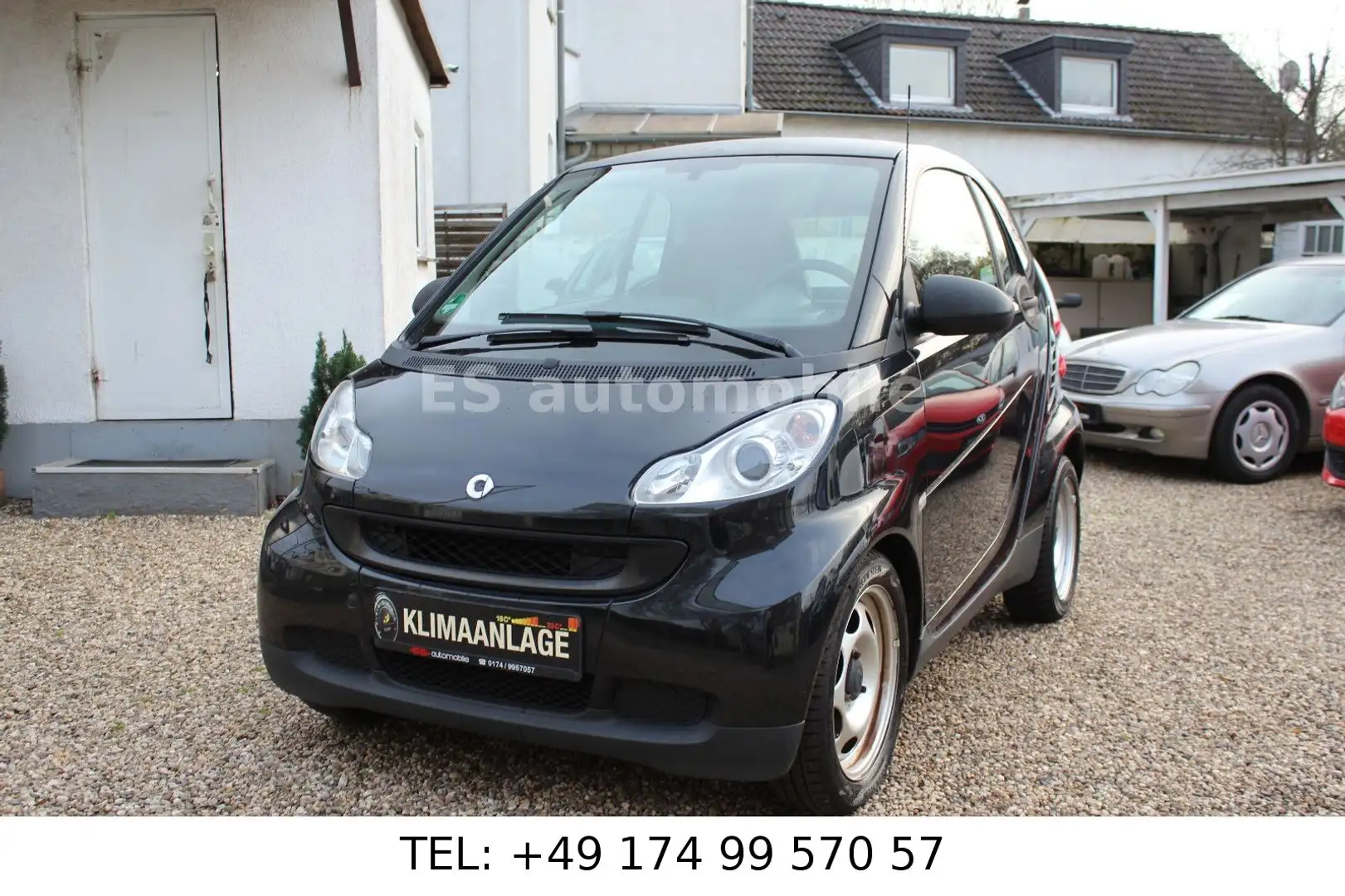 smart forTwo coupe Micro Hybrid Drive **TÜV / Klima** Zwart - 2