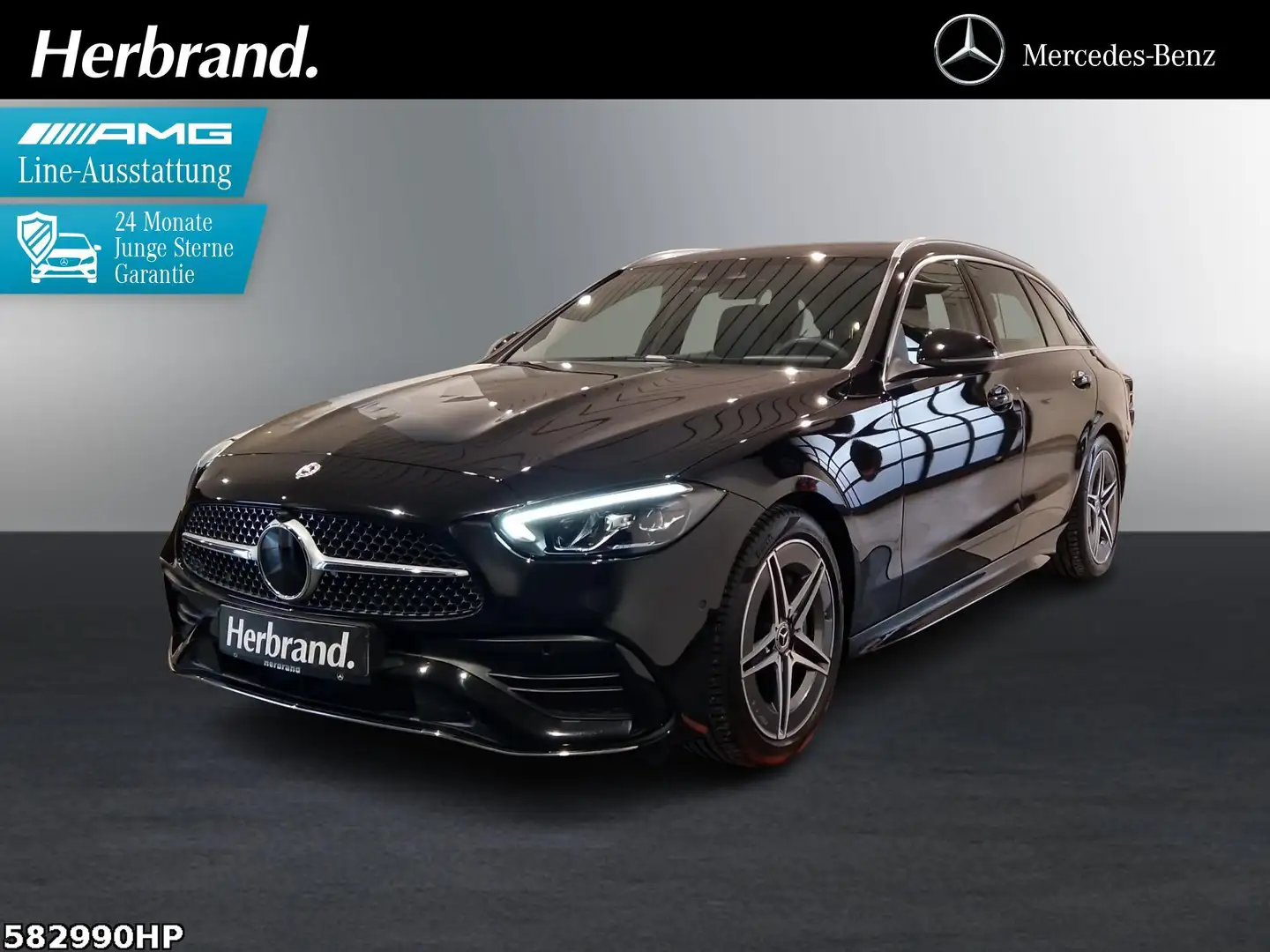 Mercedes-Benz C 200 T AMG  AHK LED Kamera PTS 18" LM Distronic Noir - 1