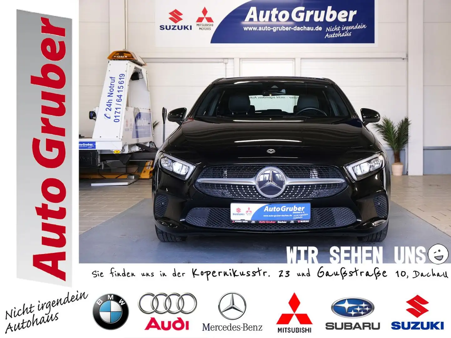 Mercedes-Benz A 220 A220 MBUX*Kamera*Navi*Sthz*PDC*LED*BT*Temp*Pano* Schwarz - 1