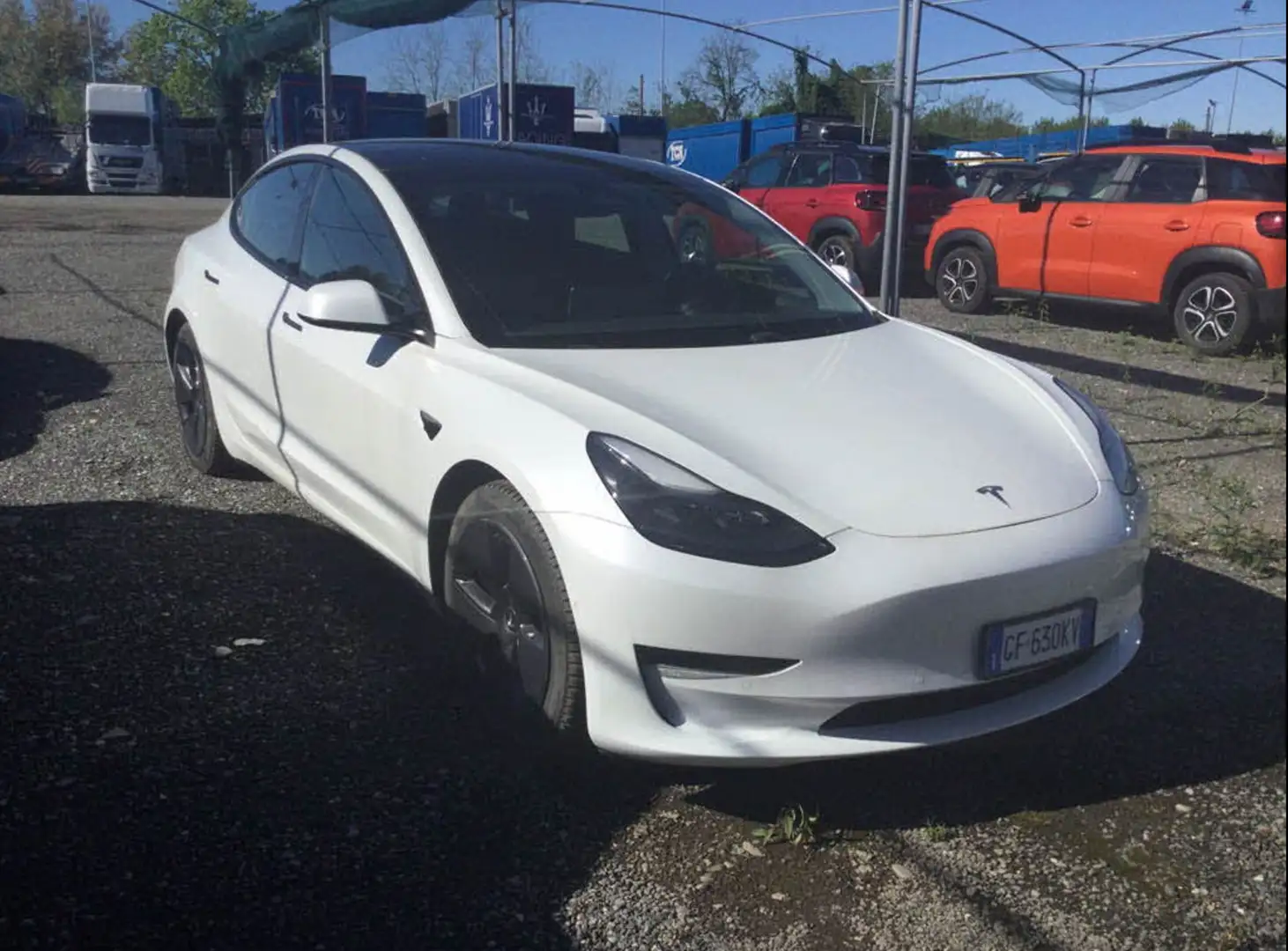 Tesla Model 3 Long Range Dual Motor awd 4x4 Bianco - 1