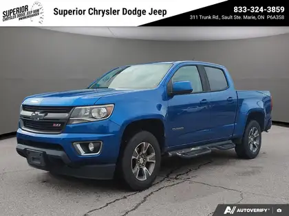Blue 2018 Chevrolet Colorado Pickup Truck Four-Wheel Drive Automatic