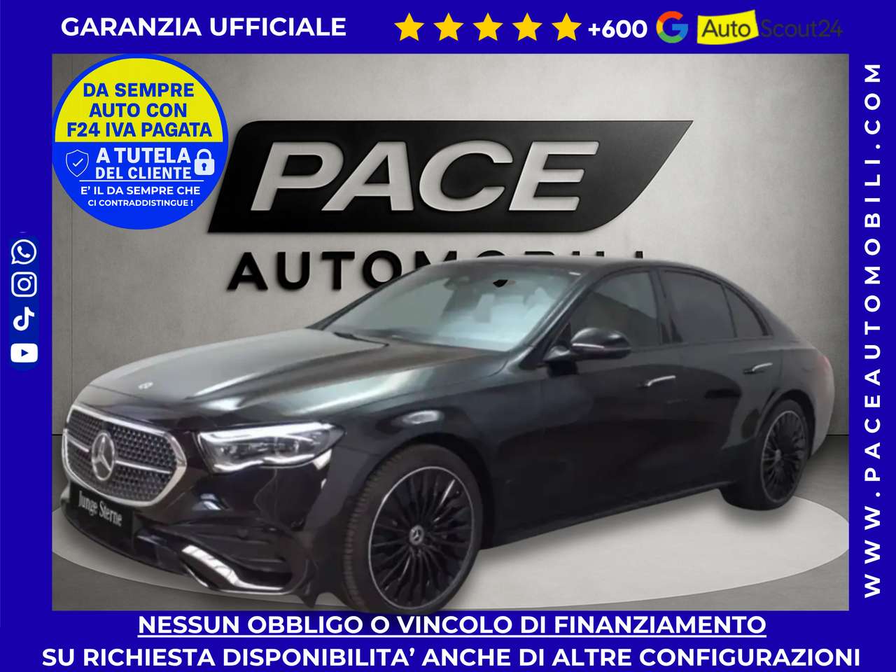 Mercedes-Benz E 300 DE AMG PREMIUM NIGHT PACK NAVI ACC LED PDC MBUX