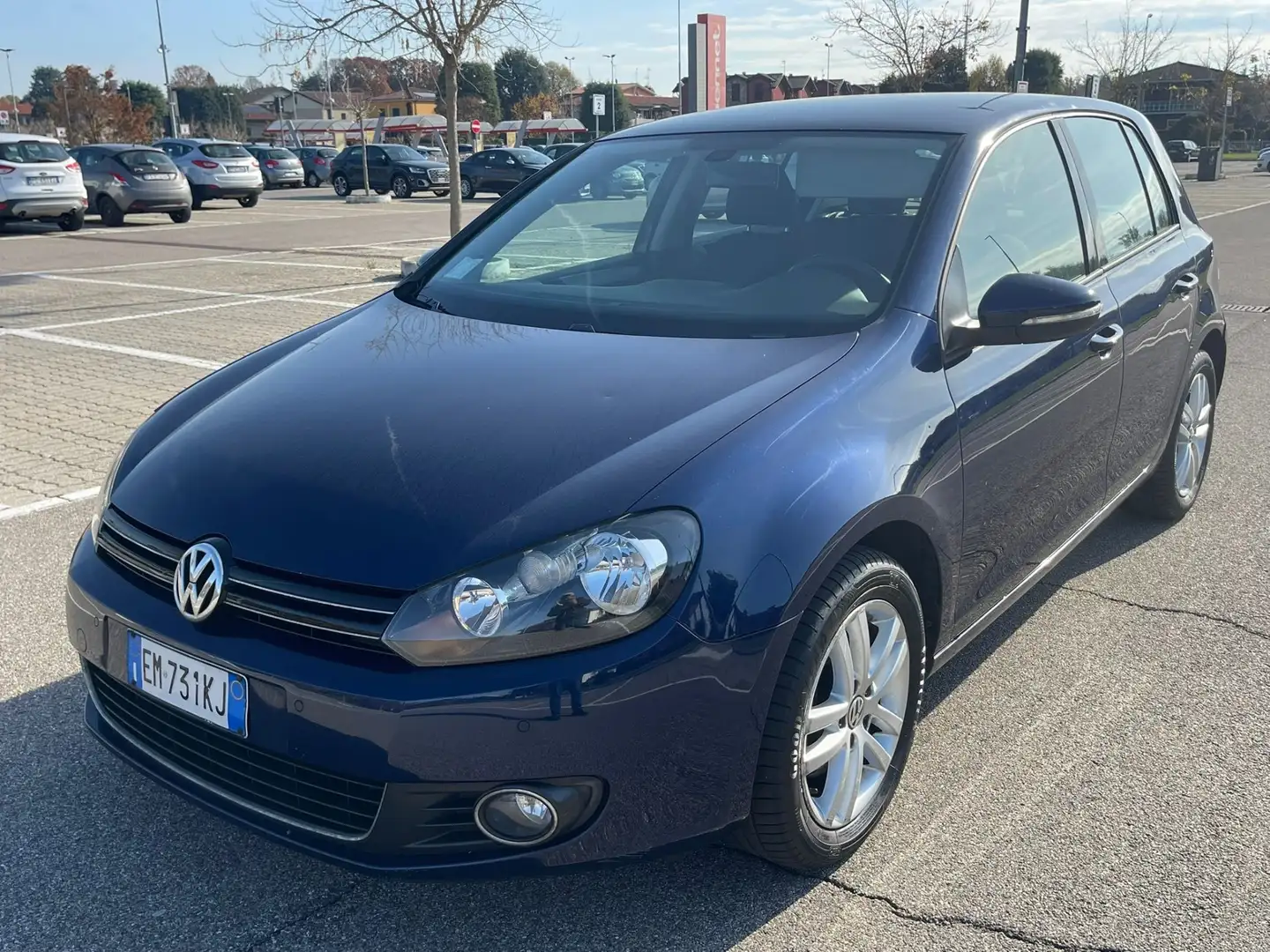Volkswagen Golf 5p 2.0 tdi Highline 140cv Bleu - 2