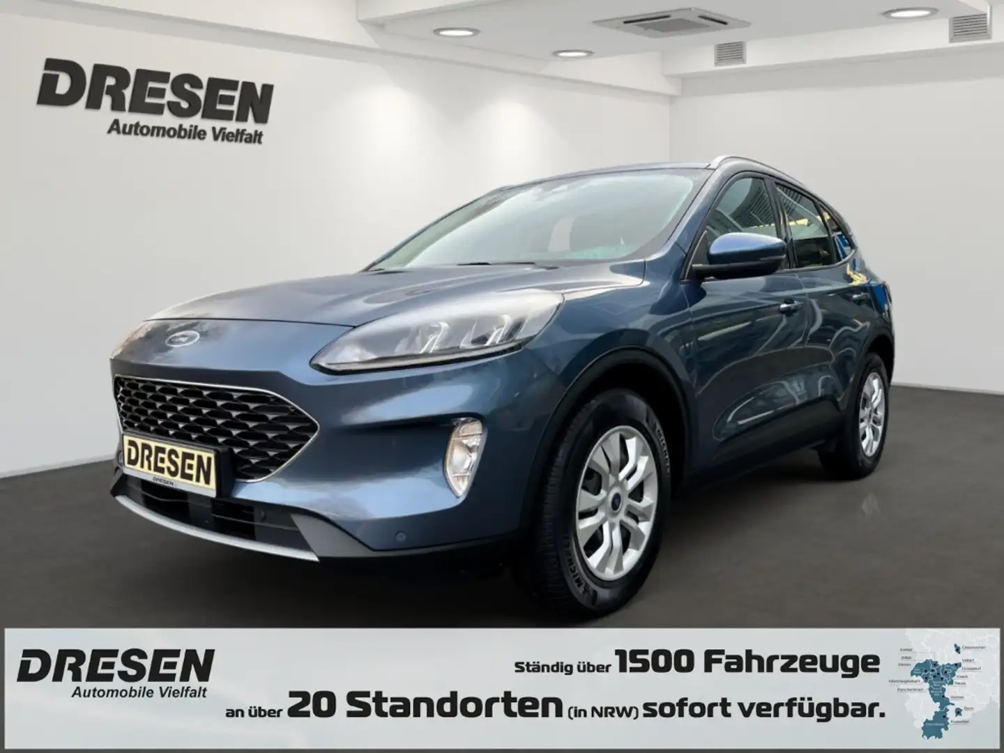 Ford Kuga Cool & Connect 1.5 Navi*Carplay*SHZ*LenkradHZG*All Blauw - 1