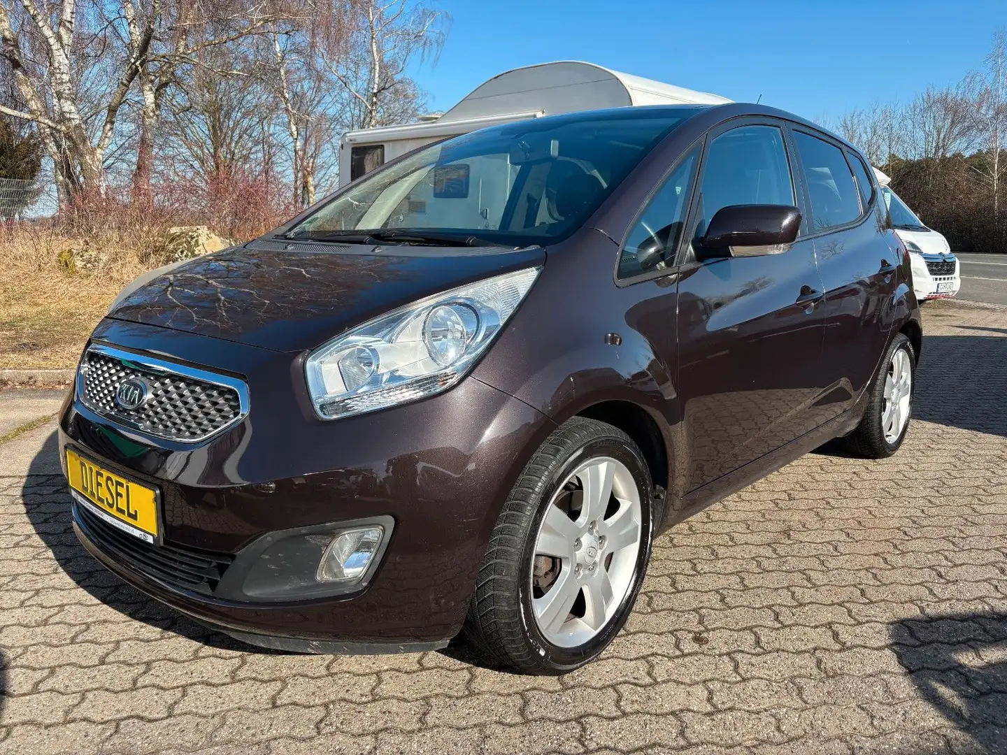 Kia Venga Mind Panorama WENIG KM Scheckh. gepflegt Braun - 1