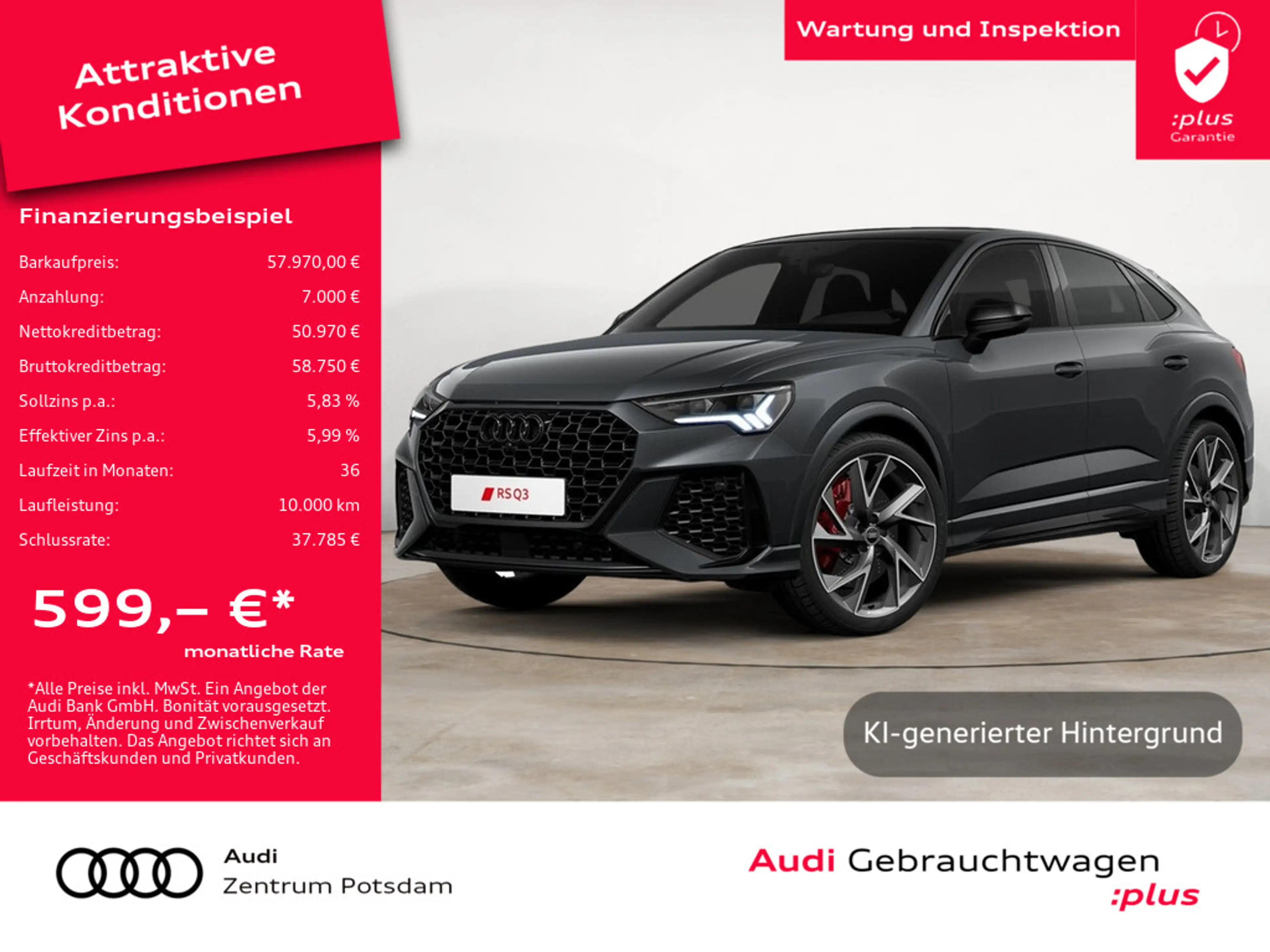 Audi RS Q3 Sportback quattro MATRIX 360° PANO ACC