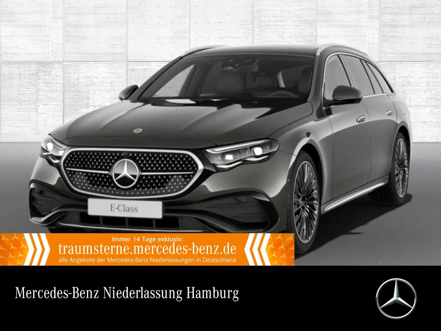 Mercedes-Benz E 300 de T AMG Fahrass Airmat Pano Burmester AHK Grau - 1