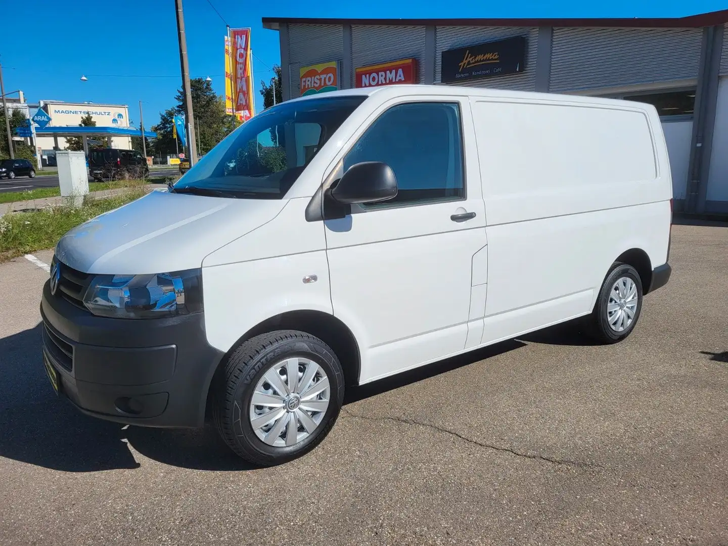 Volkswagen T5 Transporter Kasten 1 Hand Heckscheibe Klima Weiß - 1