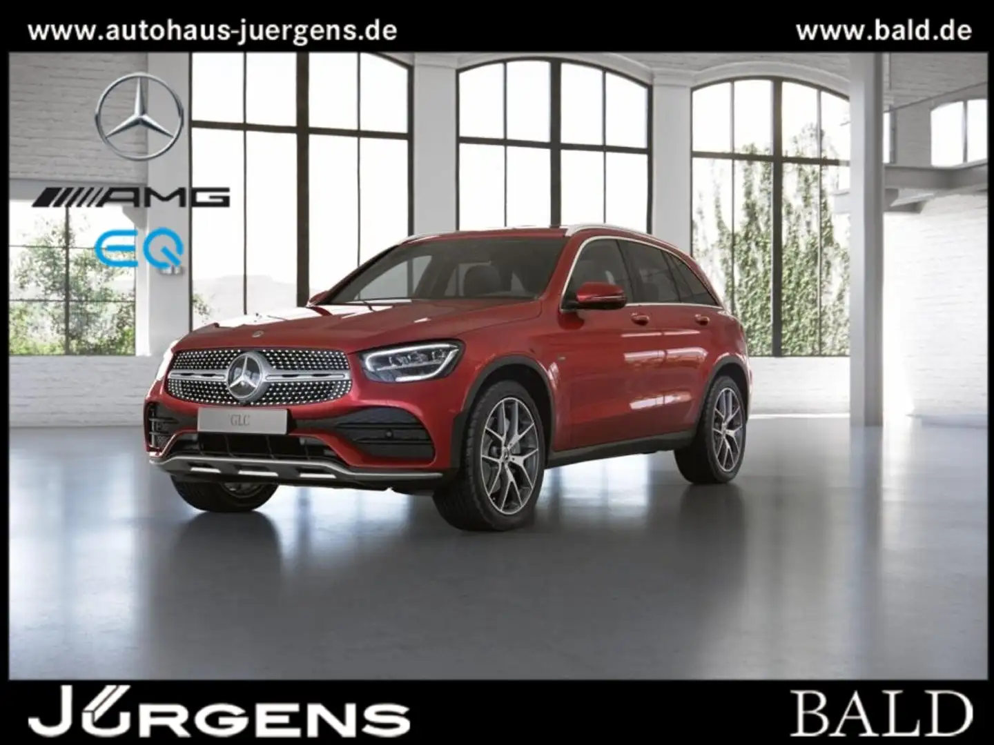 Mercedes-Benz GLC 300 de 4M AMG-Sport/LED/360/HUD/Totw/Distr Rot - 1