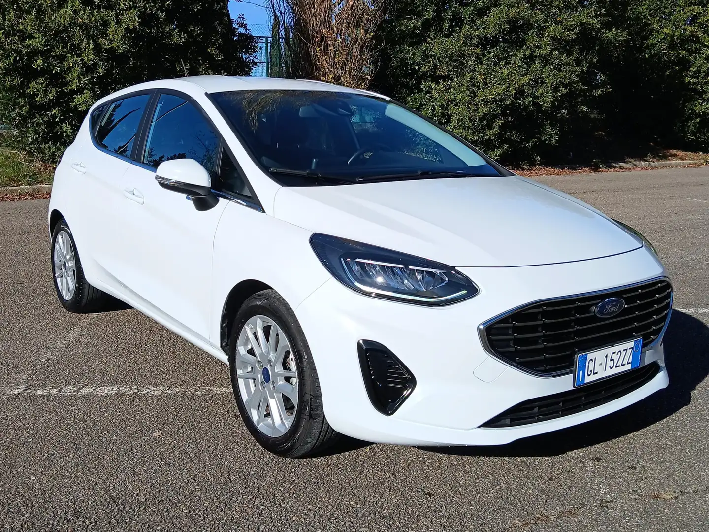 Ford Fiesta Fiesta VII 2022 5p 1.0 ecoboost h Titanium 125cv Bianco - 1