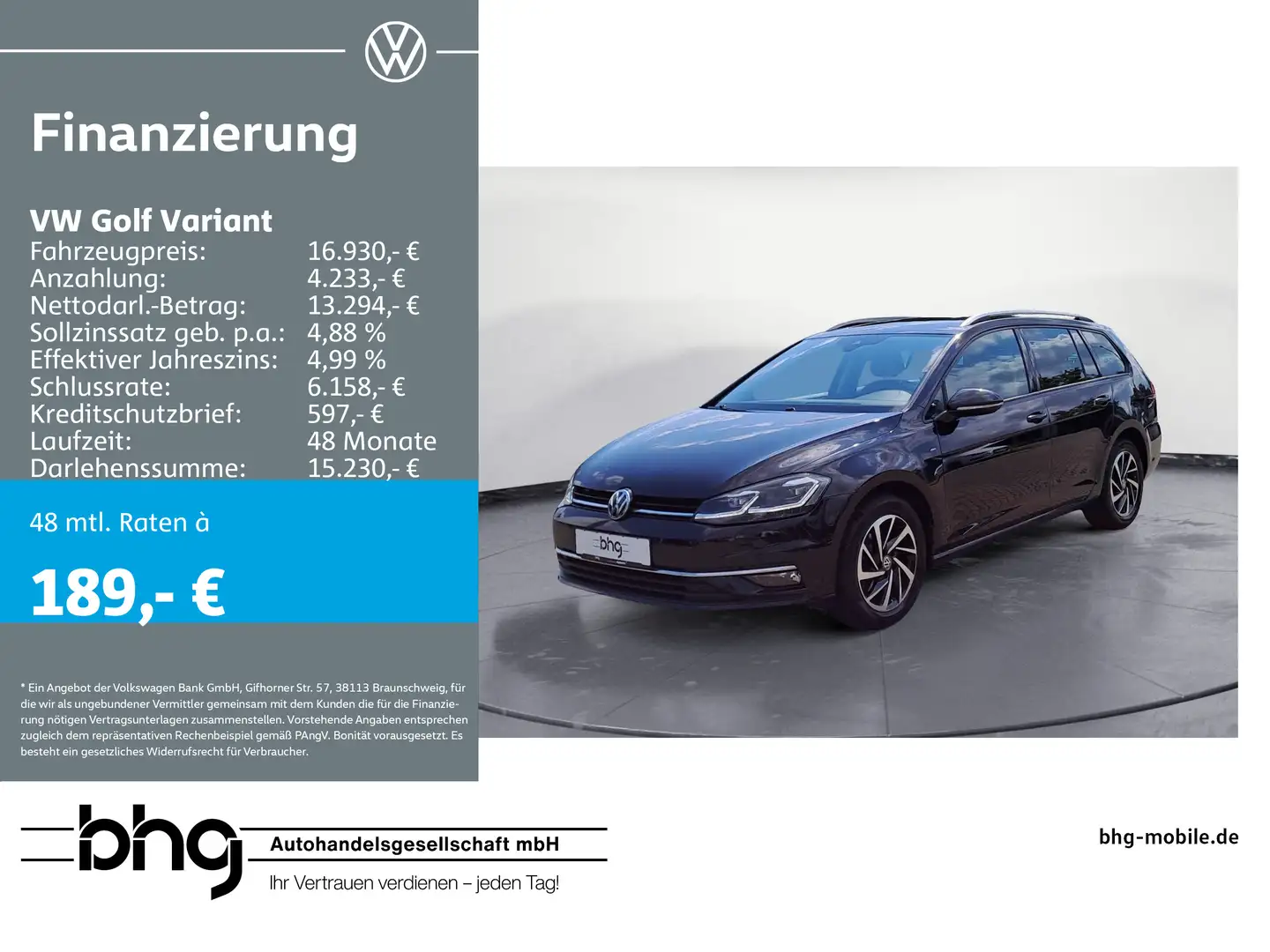 Volkswagen Golf Variant 1.5 TSI ACT DSG Join Schwarz - 1