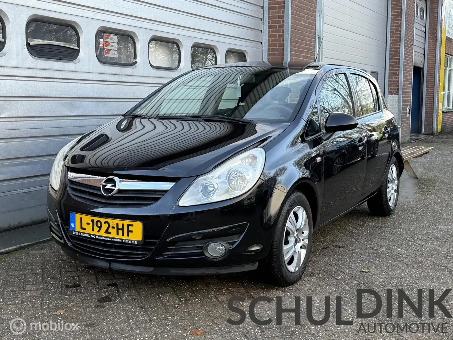 Opel Corsa 1.2-16V Enjoy AIRCO|ELEKTRISCHE RAMEN|5-DEURS Schwarz - 2
