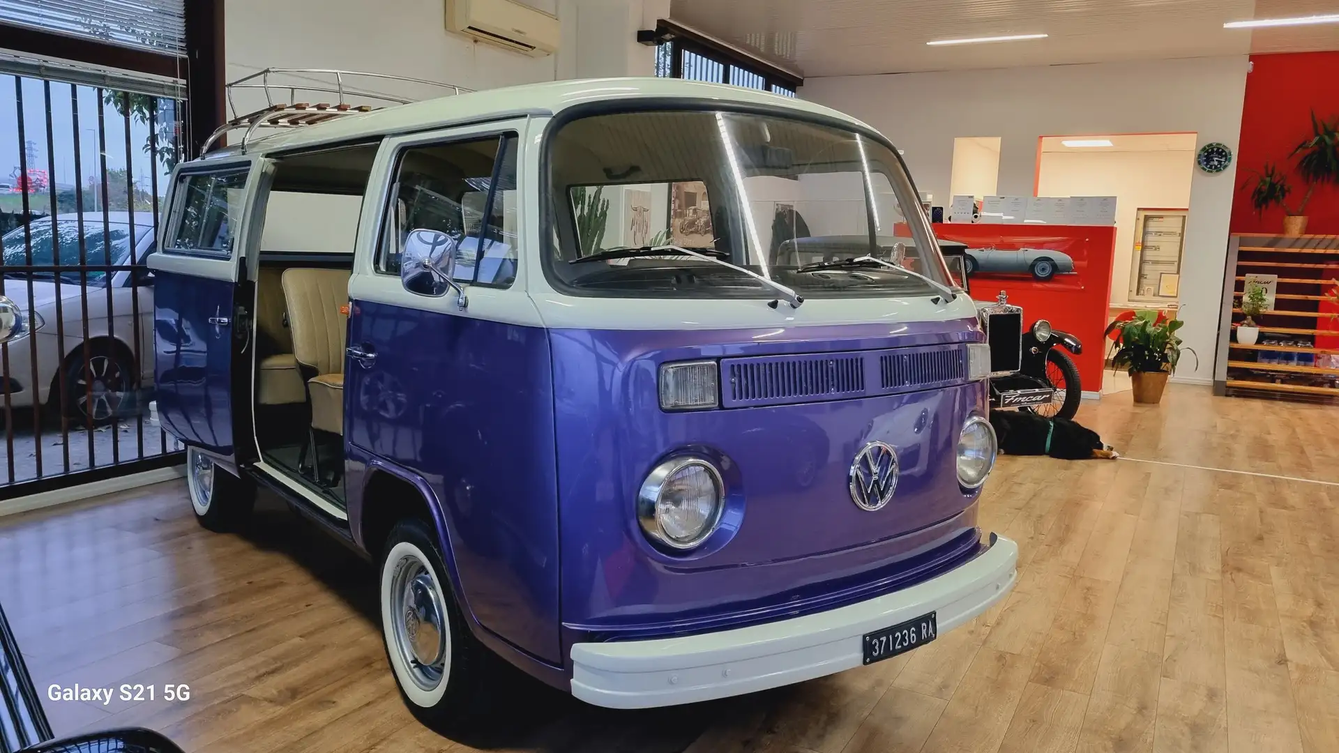 Volkswagen T2 16 9 POSTI  TARGHE E DOC. ORIGINALI  ISC. ASI Blanc - 1