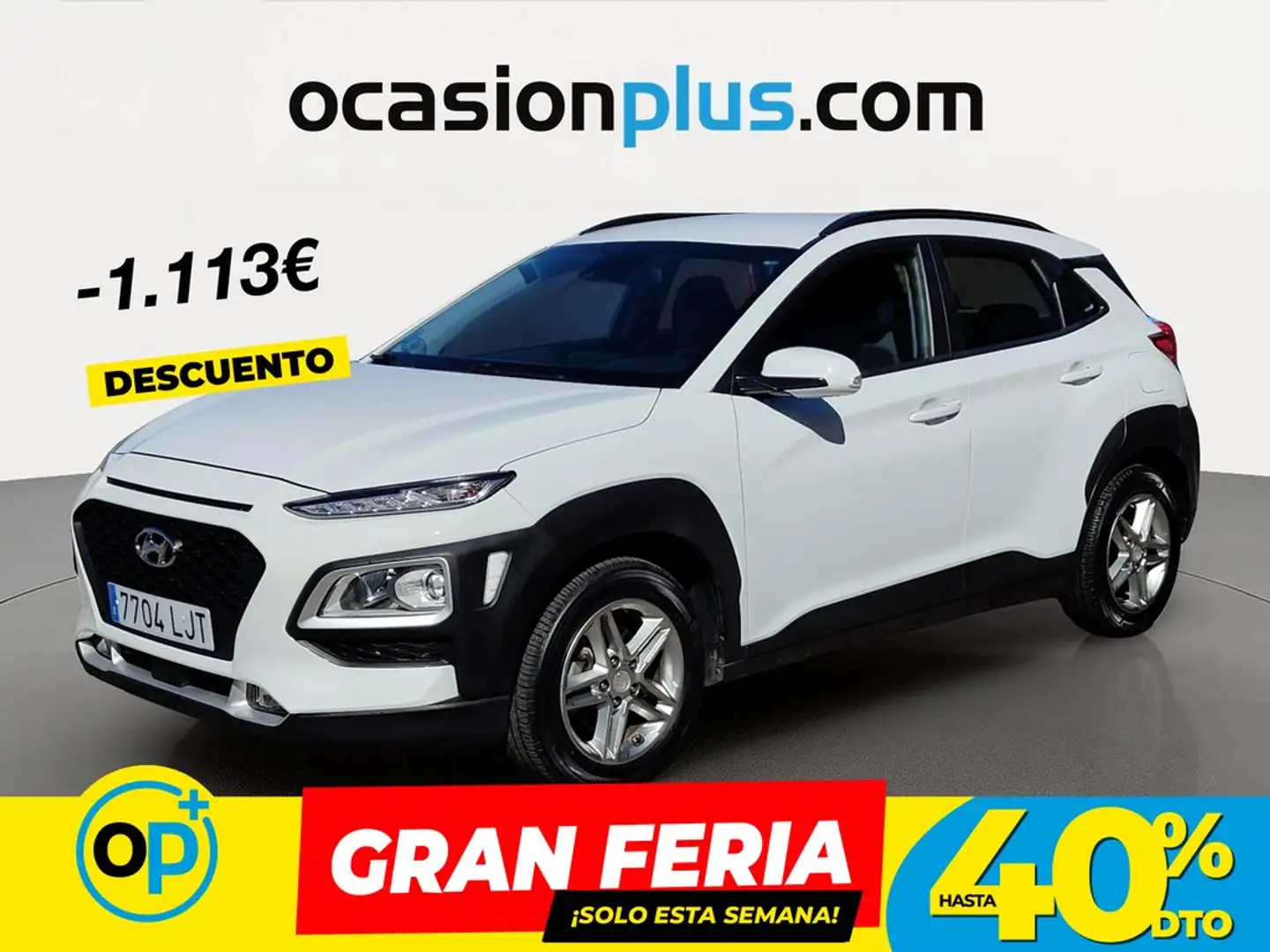 Hyundai KONA 1.0 TGDI Klass 4x2 Blanco - 1