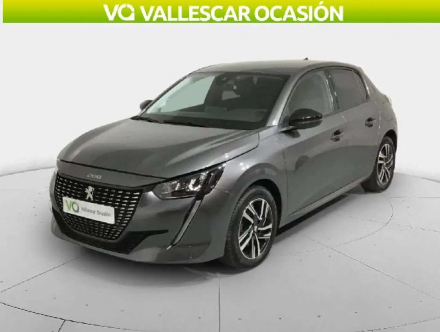 Peugeot 208 1.2 Puretech S&S Allure 100 Gris - 1