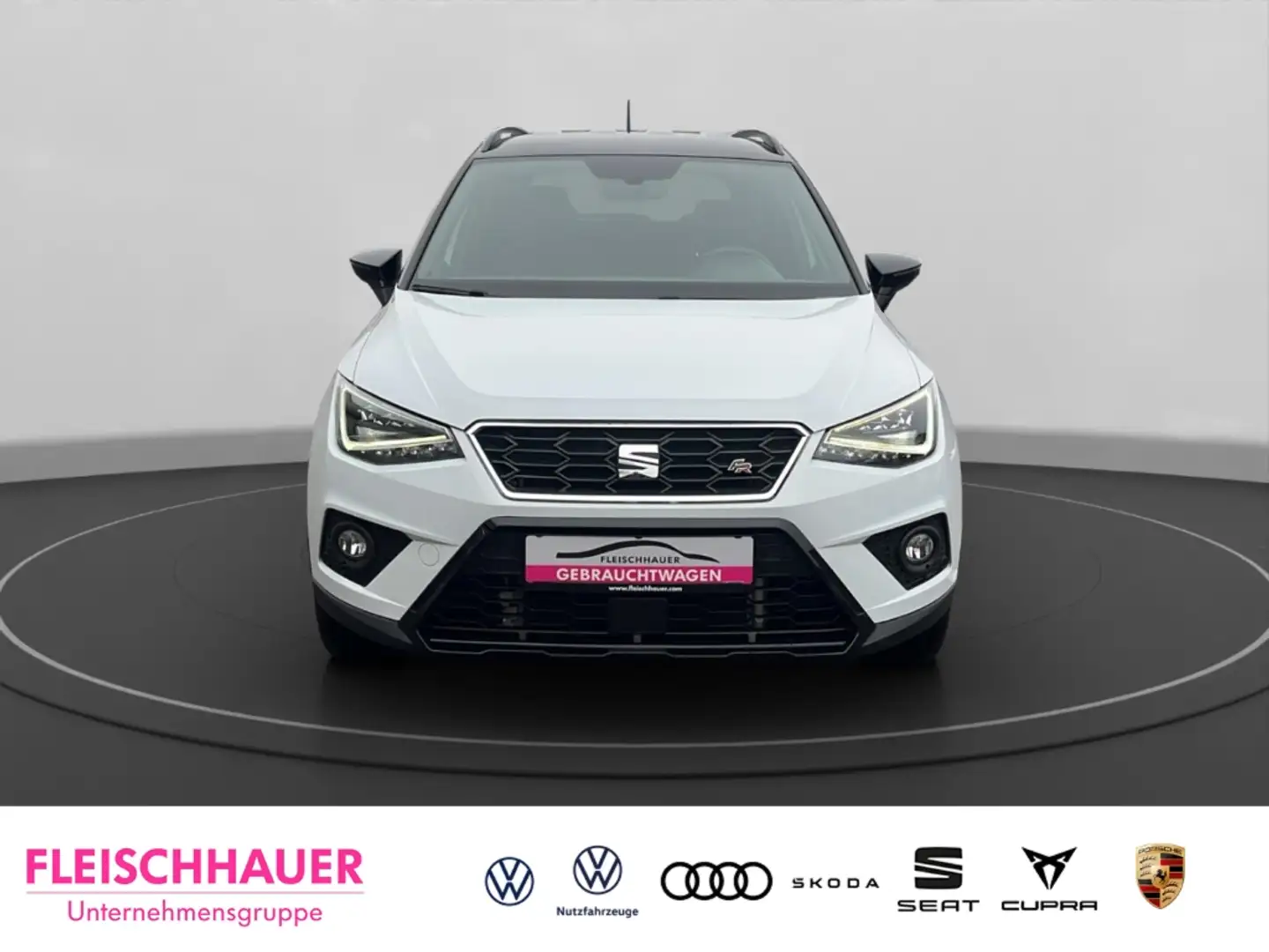 SEAT Arona 1.0 TSI FR Black-Paket LED Navi Full-Link Weiß - 2