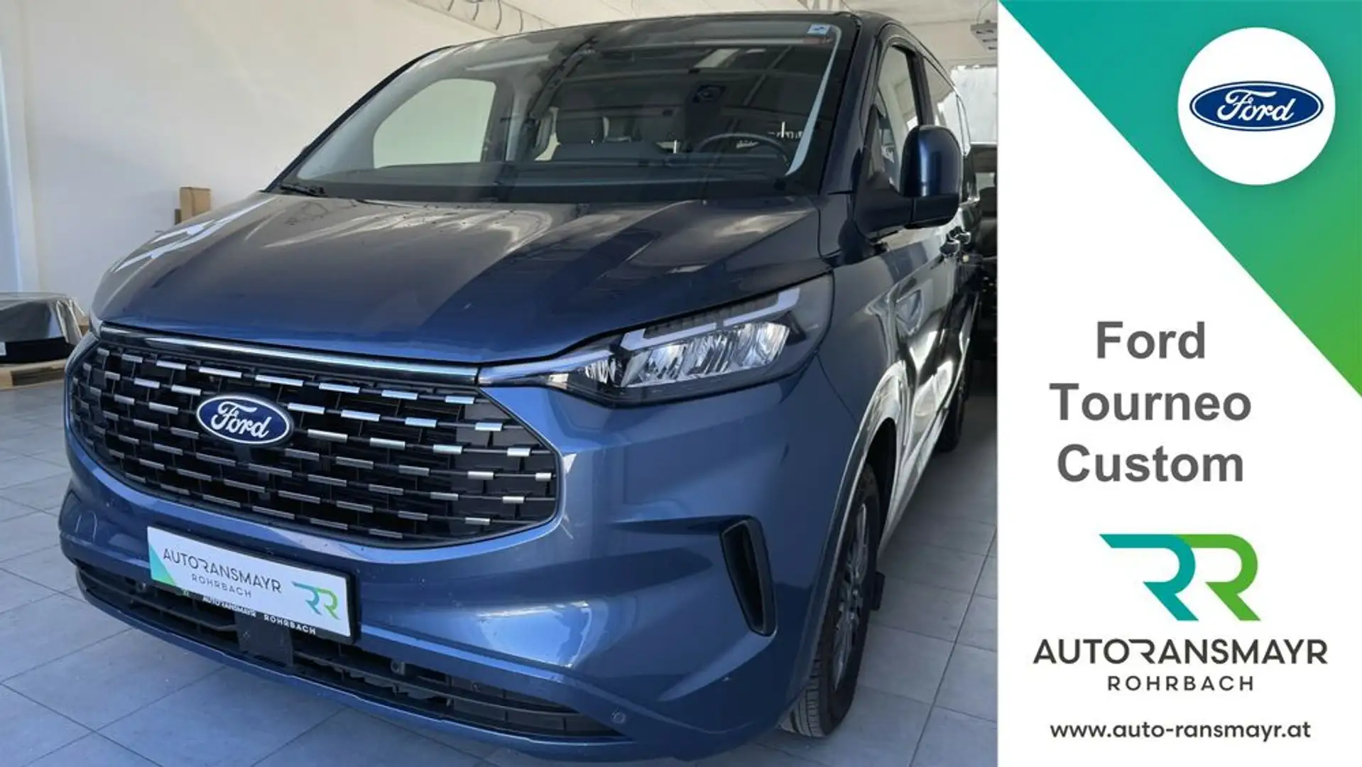 Ford Tourneo Custom Bus 2,0 EcoBlue 320 L1H1 Titanium Blau - 1