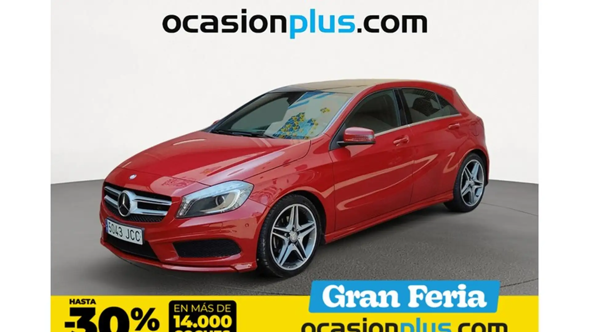 Mercedes-Benz A 180 180CDI BE AMG Line Rojo - 1
