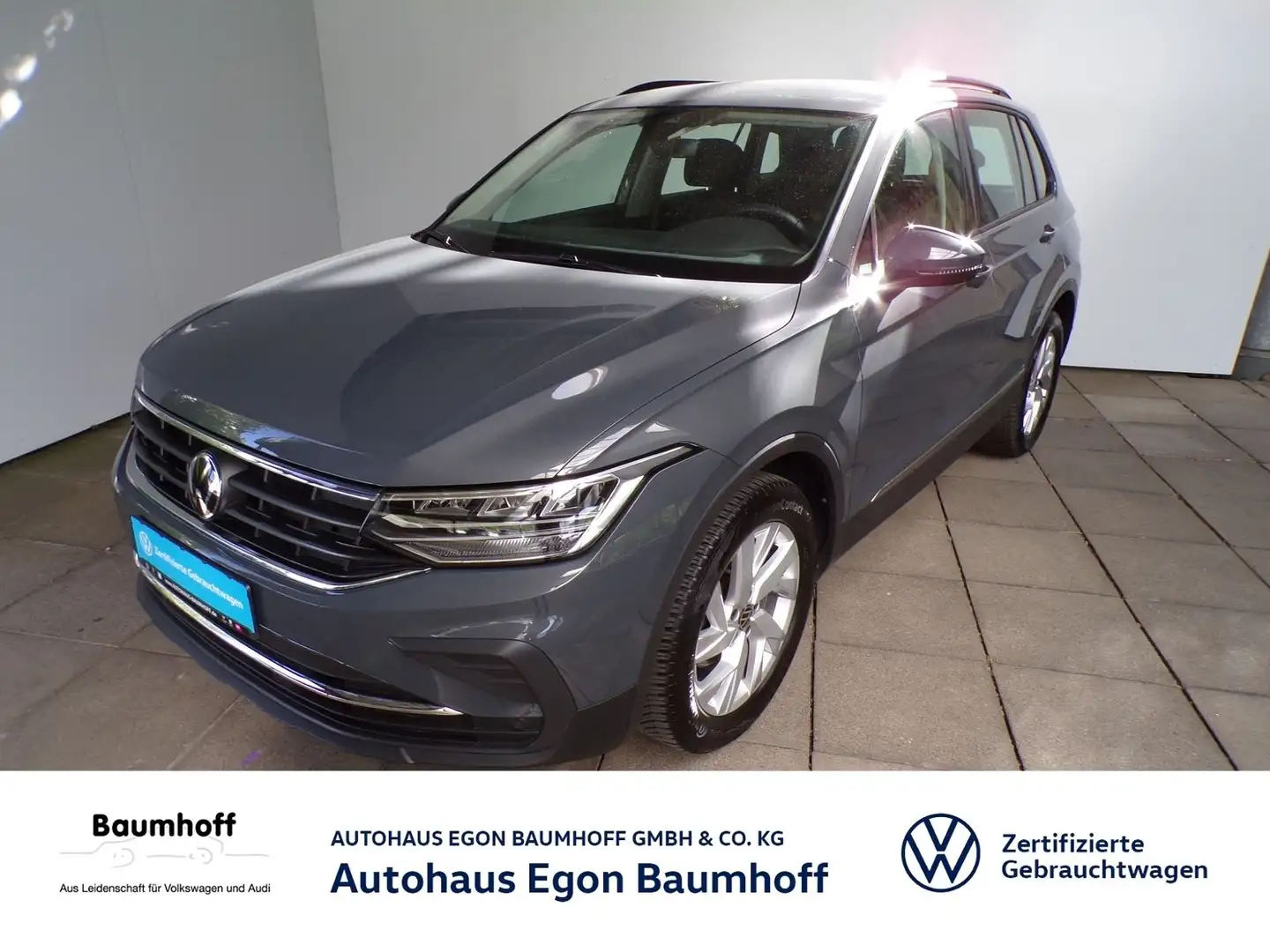 Volkswagen Tiguan TIGUAN 2.0 TDI LIFE / NAVI+LED'S+AHK+GAR.-2029 Grau - 1