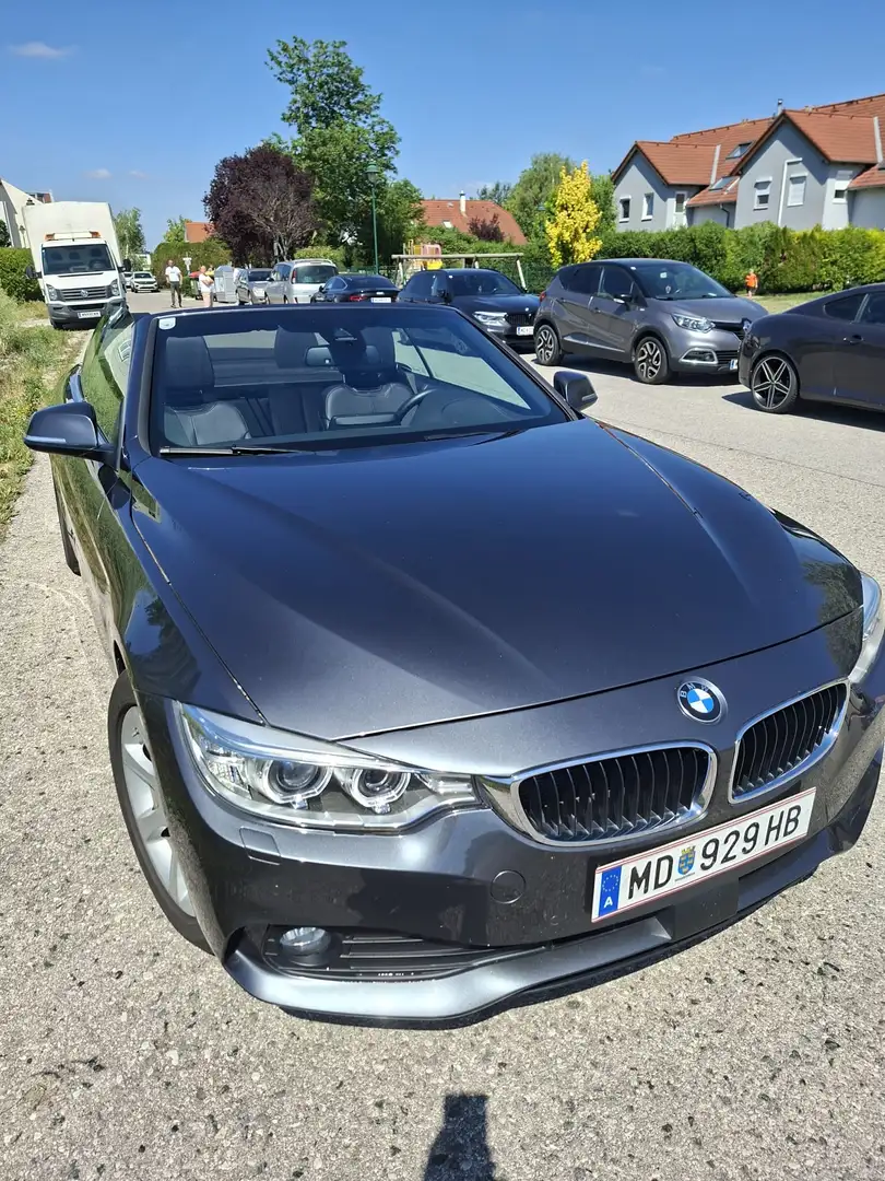 BMW 420 420d Cabrio Österreich-Paket Aut. Grau - 1