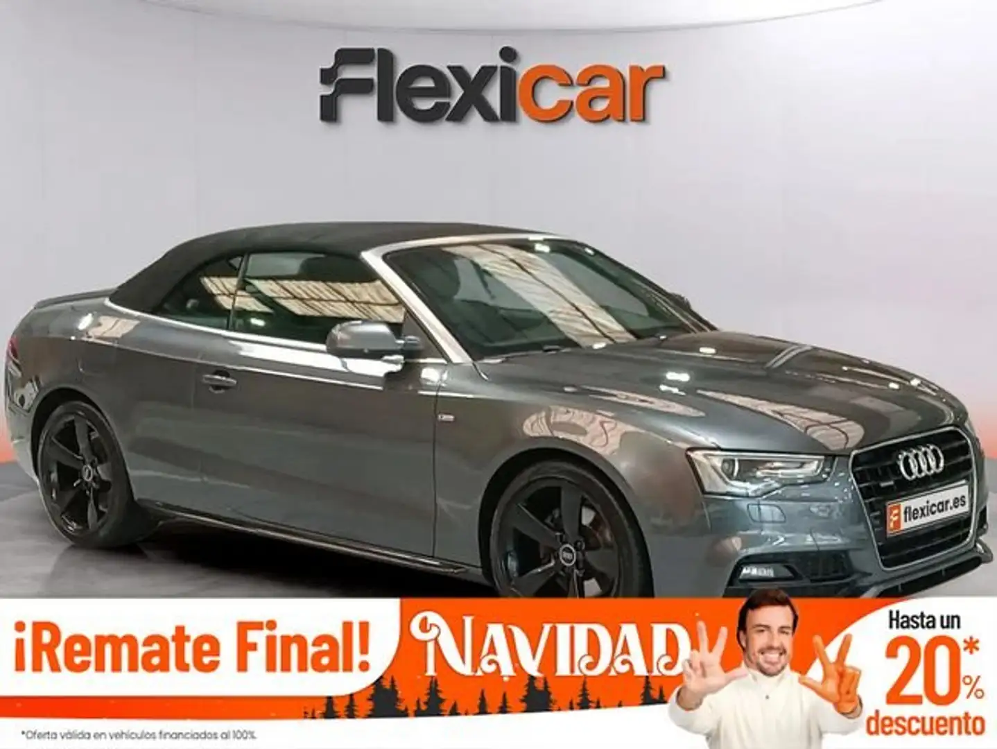 Audi A5 Cabrio 2.0TDI S line edition Gris - 1