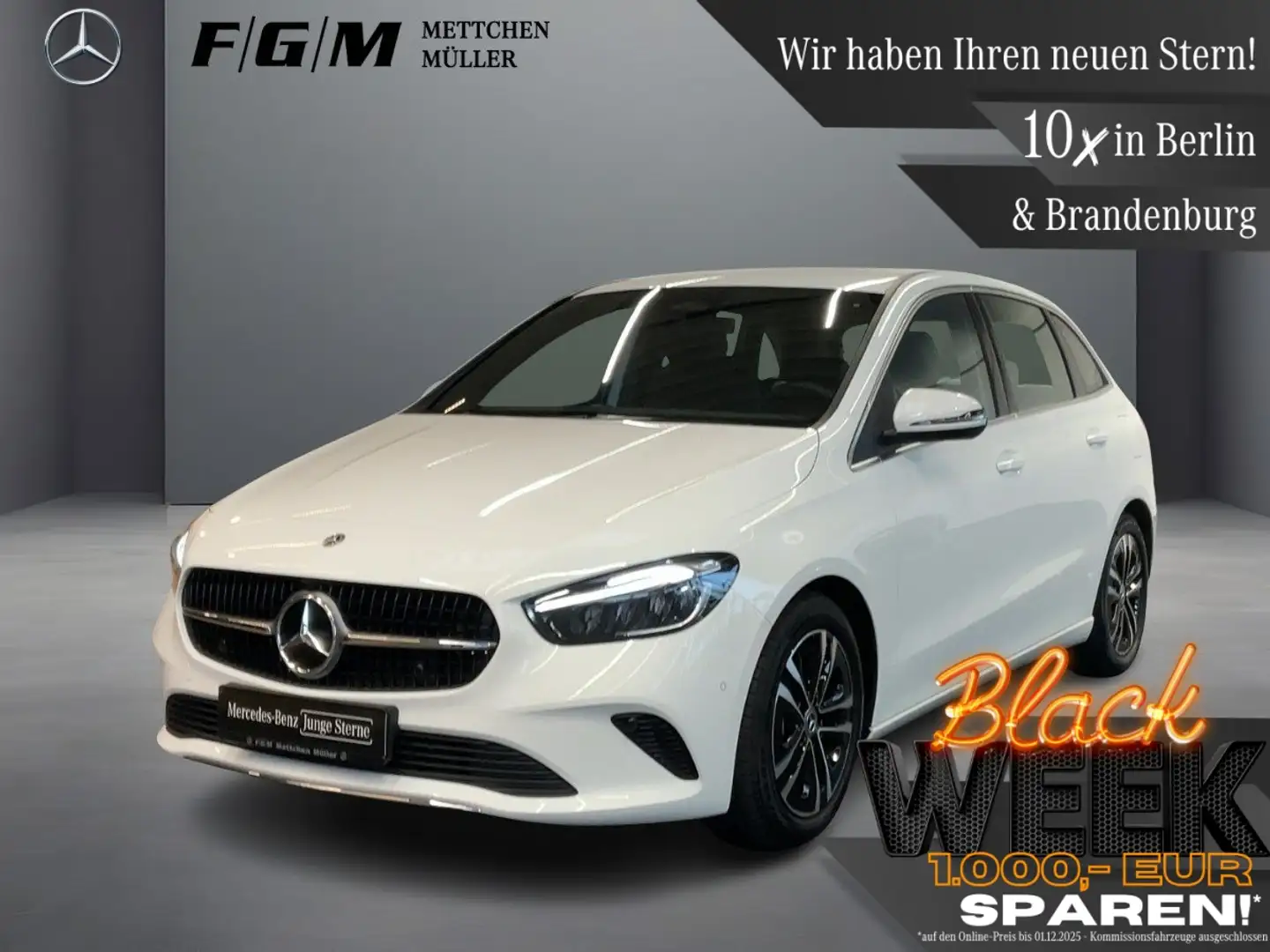 Mercedes-Benz B 200 Progressive Sitzhz|EASY-PACK|Kam|CarPlay Weiß - 1